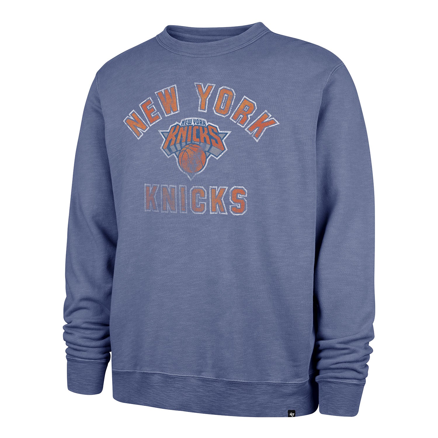 '47 Brand Knicks Slub French Terry Crewneck Blue