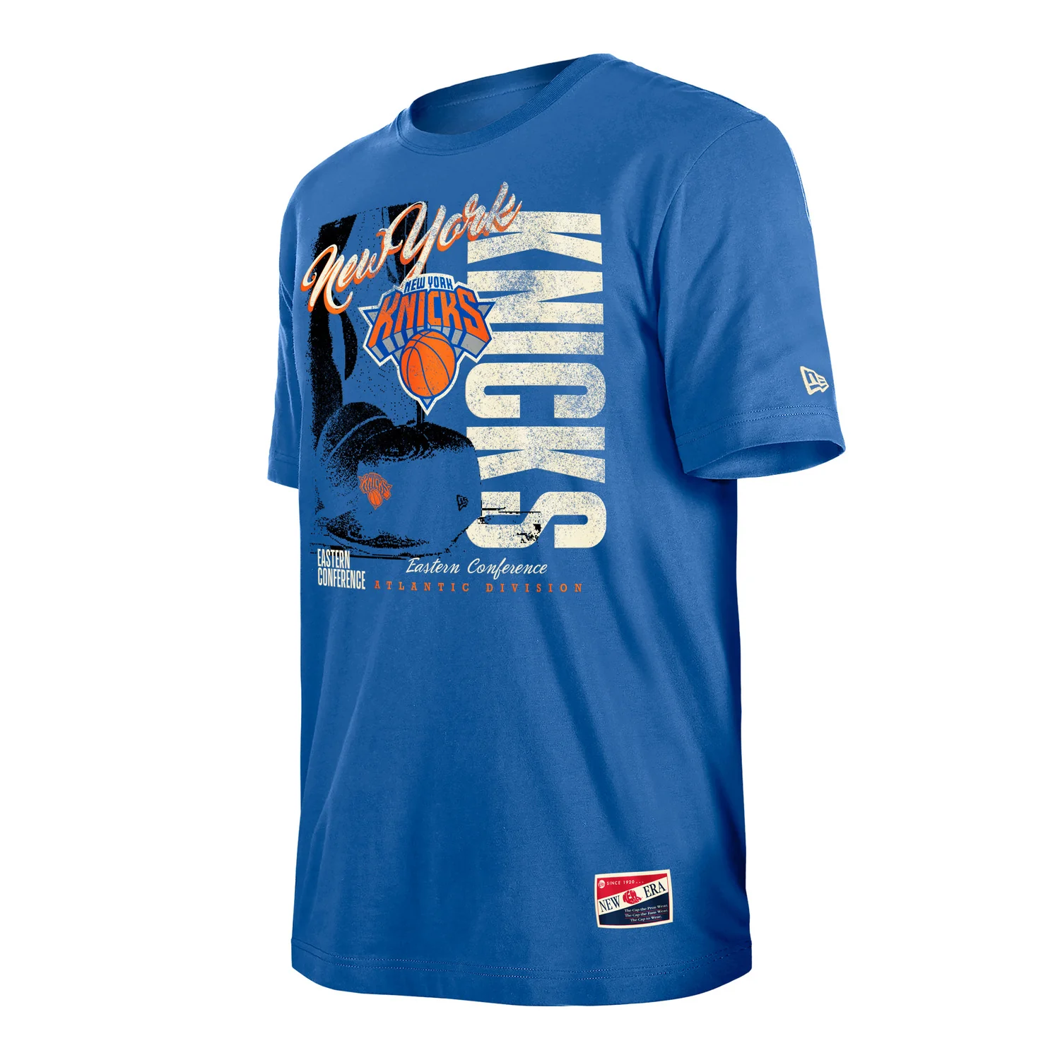 New Era Knicks Throwback Graphic Royal Tee - Image 3