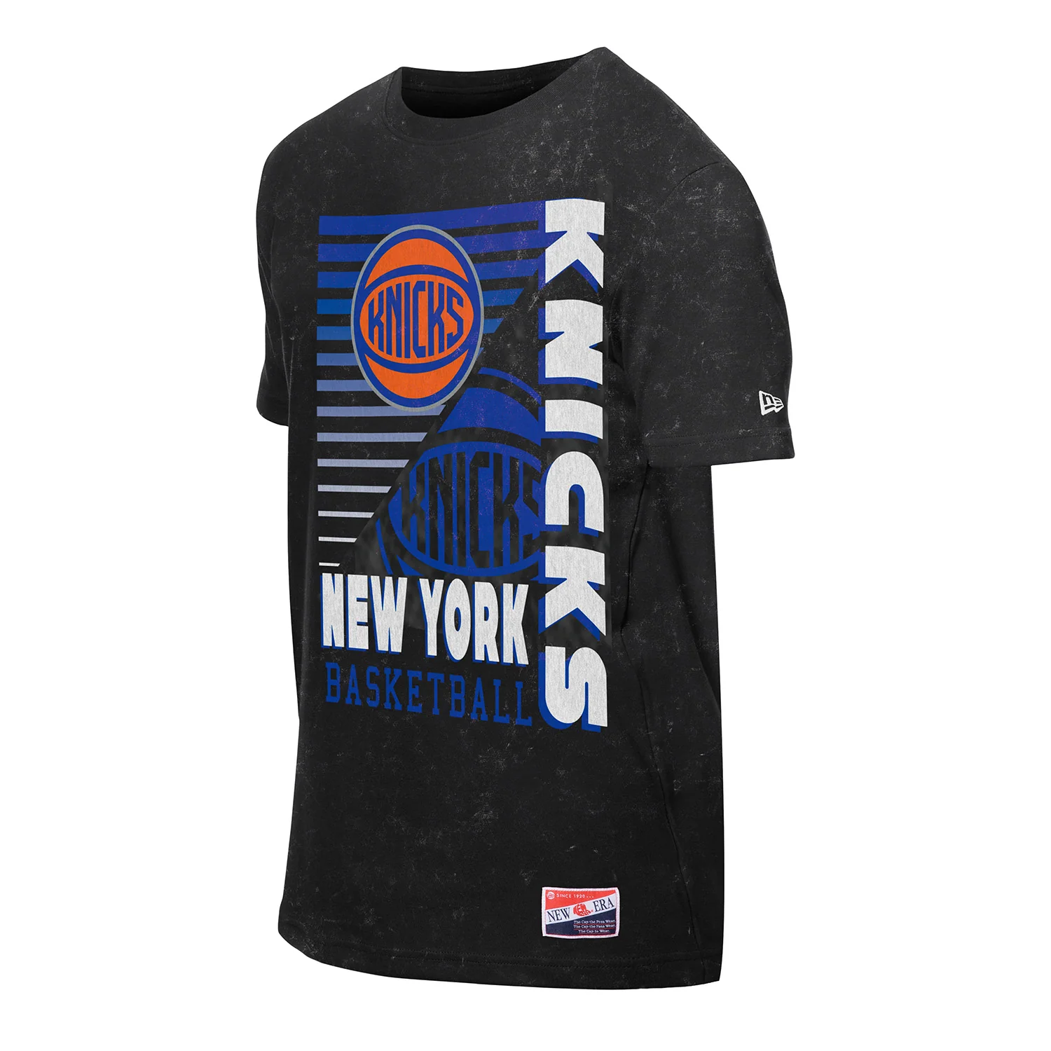 New Era Knicks Throwback Collection Washed Black Tee - Image 3