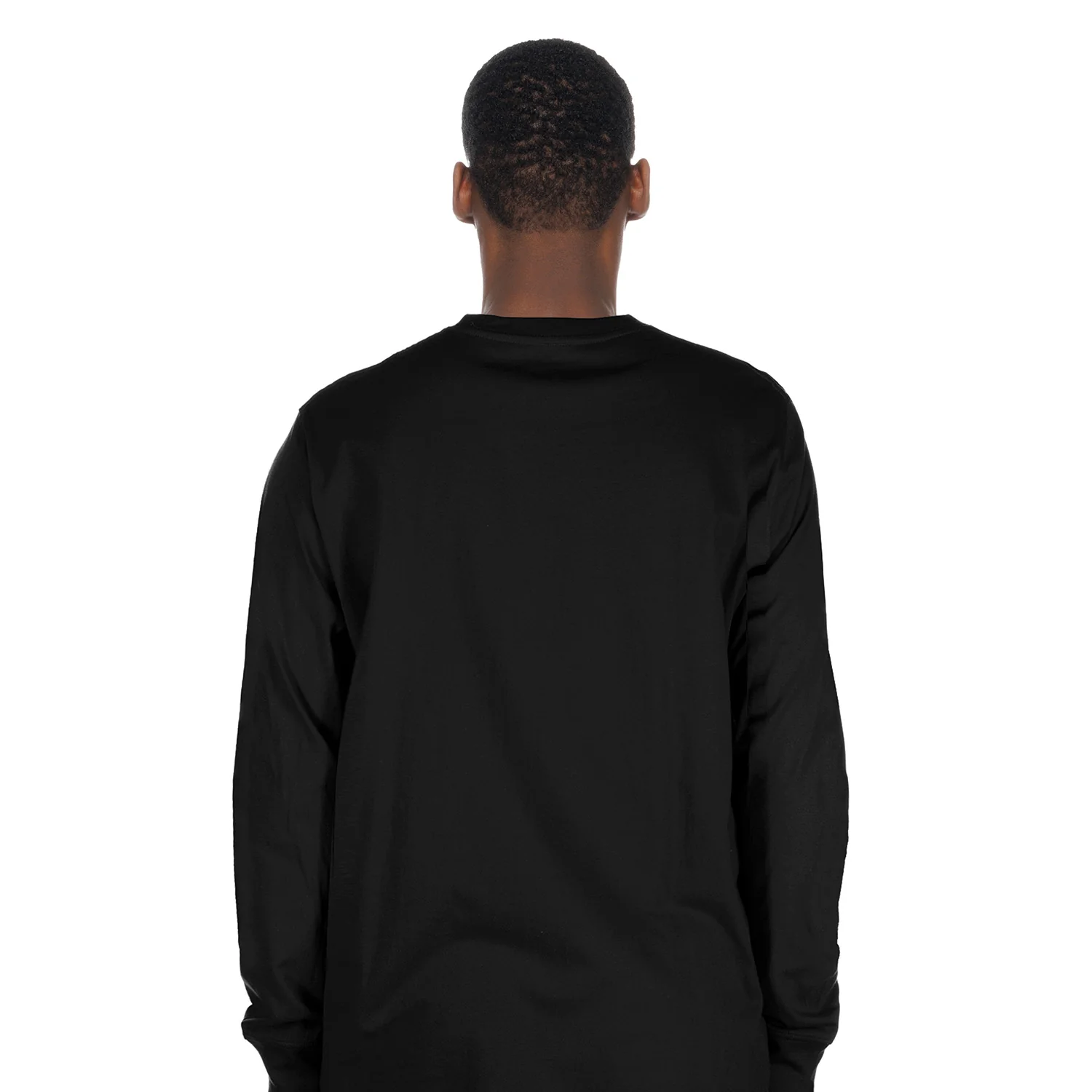 New Era Knicks Sport Classics Black Longsleeve Graphic Tee - Image 2