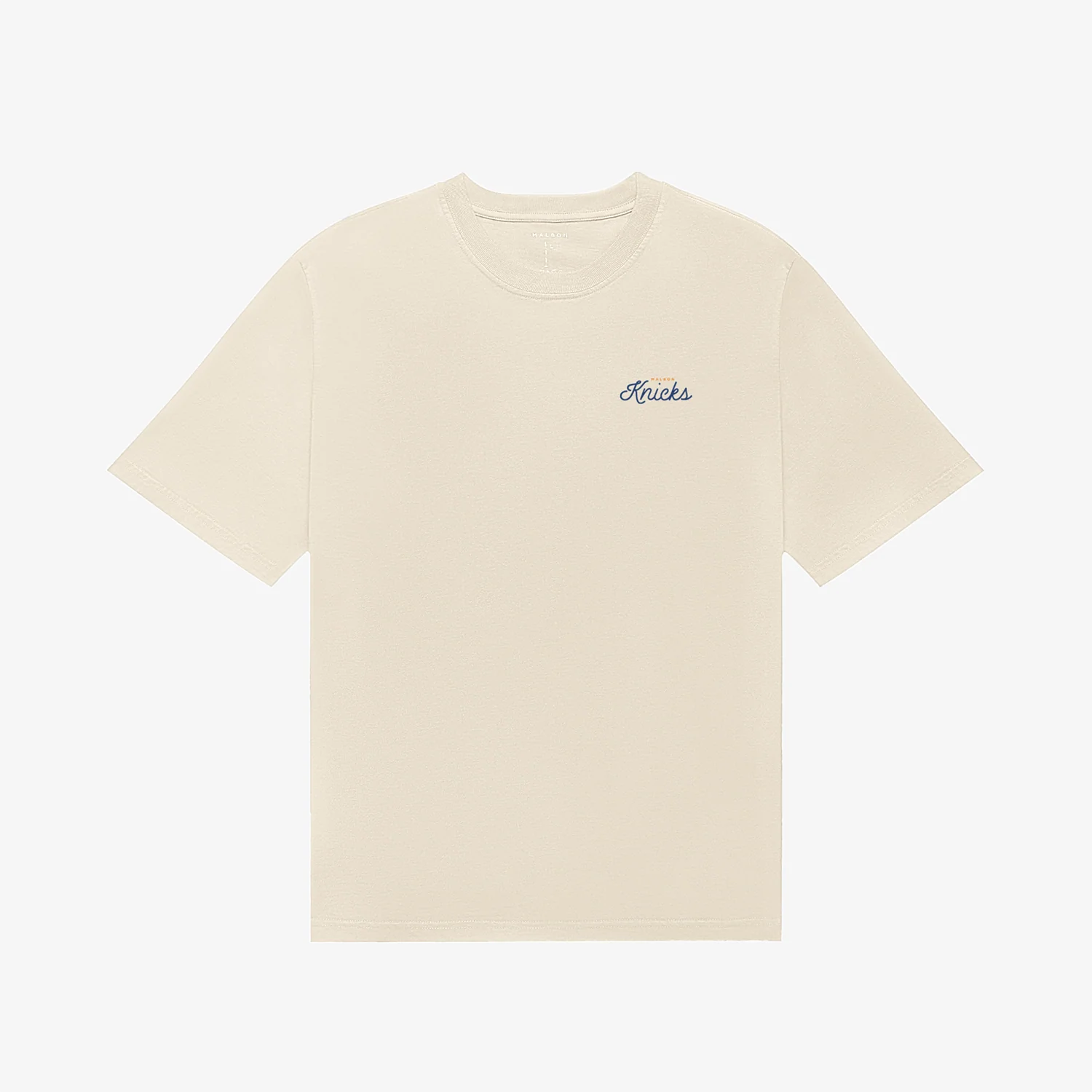 Malbon x Knicks Cream Bermuda Courtside Tee - Image 2