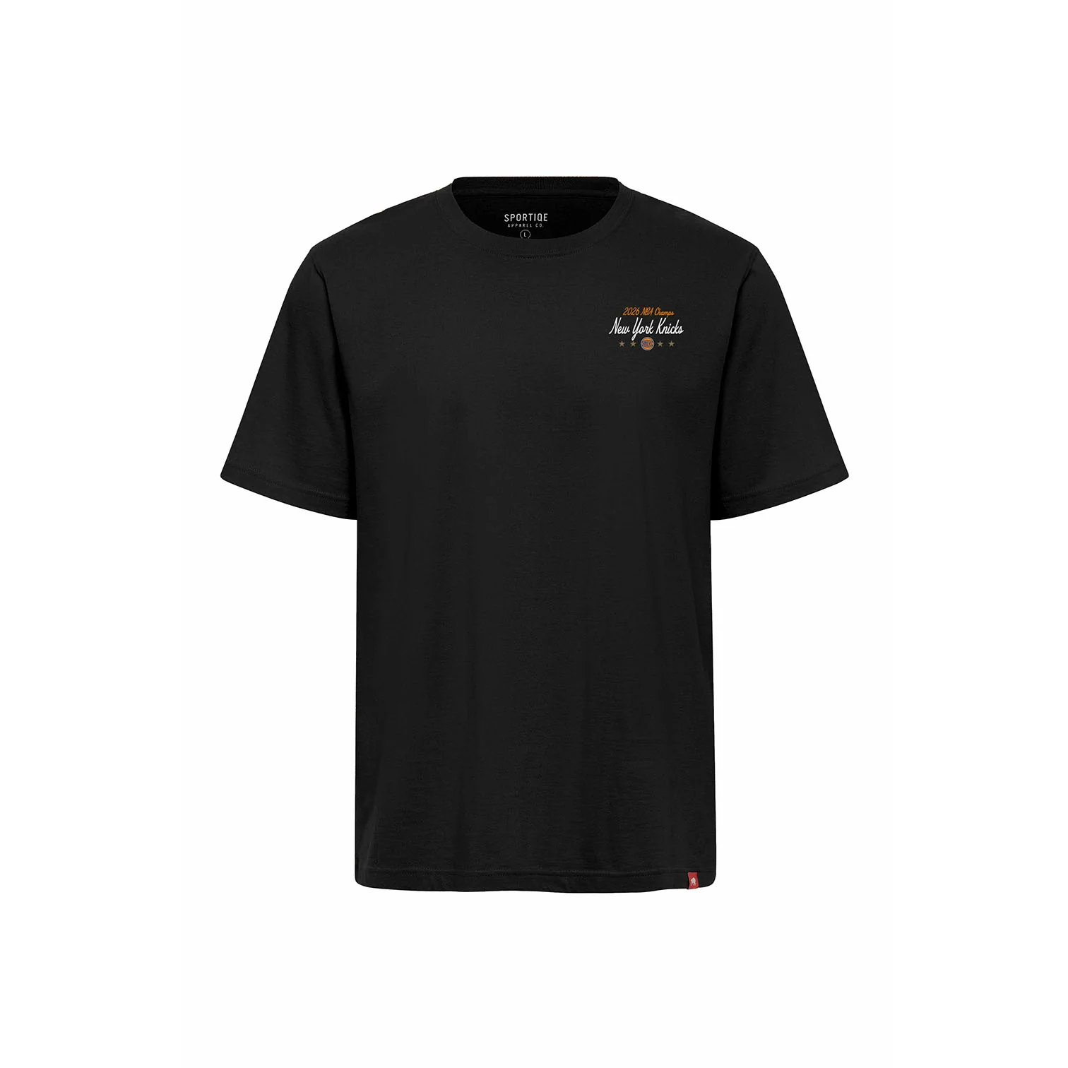 Sportiqe Knicks 2026 NBA Champions Black Duke Tee - Image 2