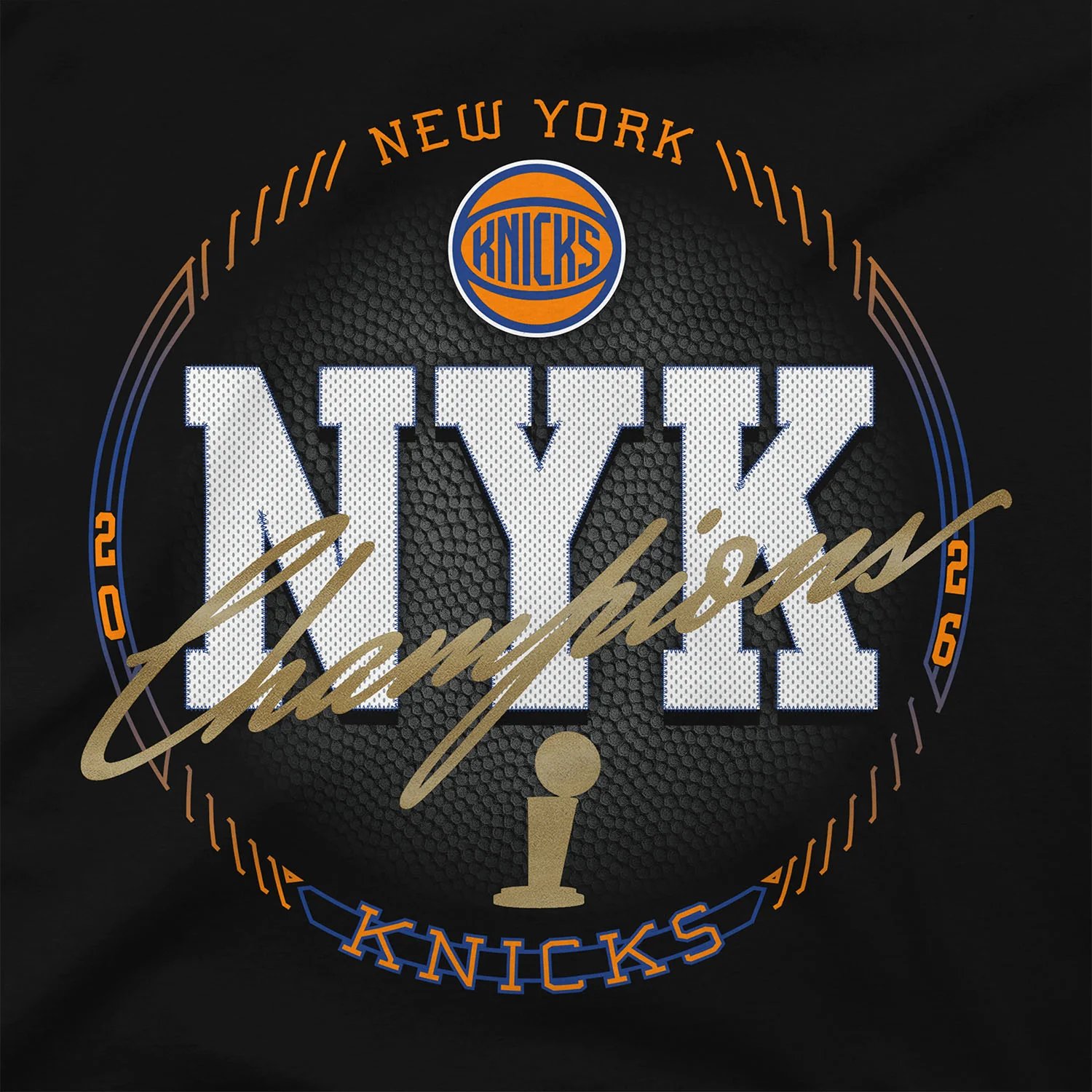 Stadium Essentials Knicks 2026 NBA Champions All Access Urban Tee - Image 3