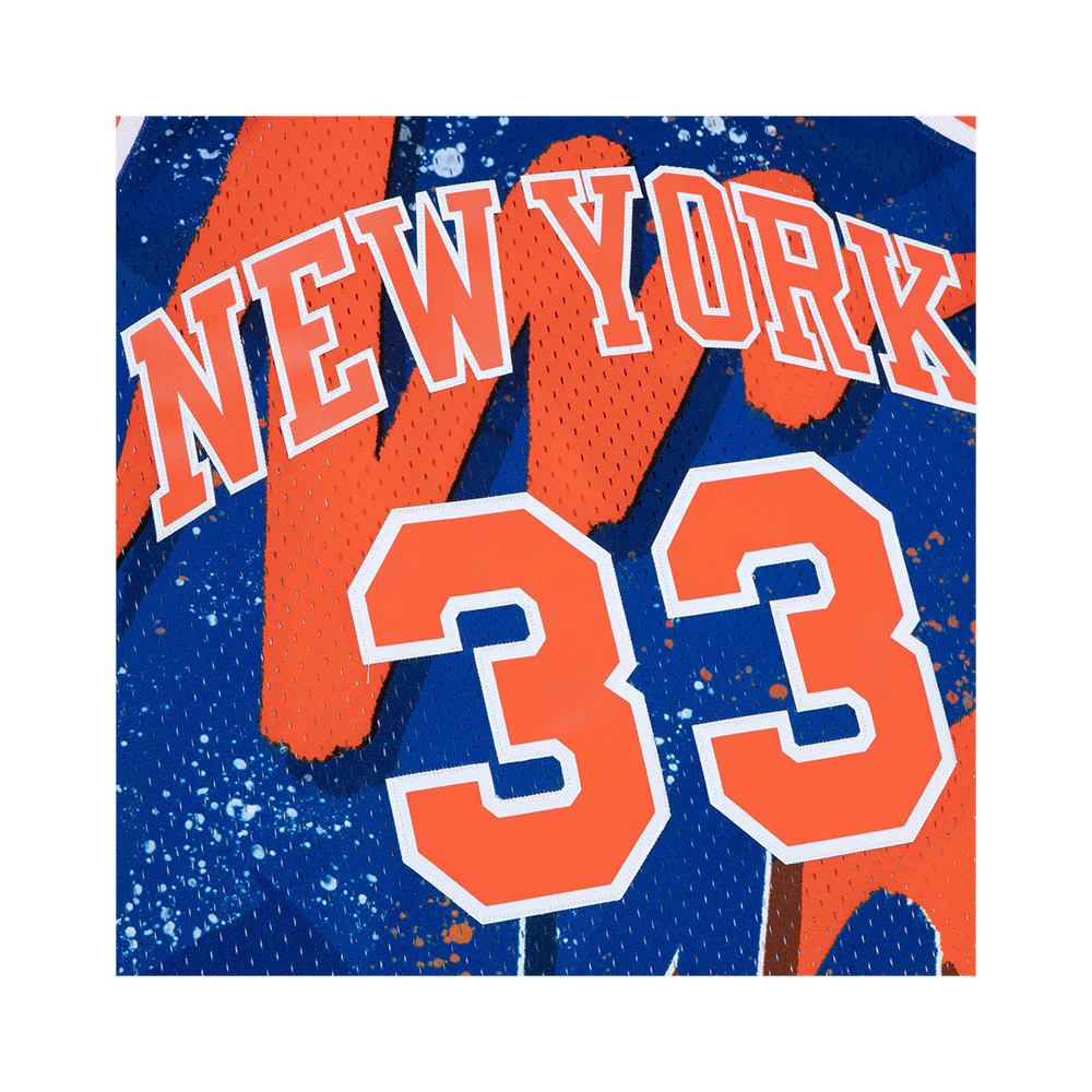 Mitchell & Ness Knicks Hyper Hoops Patrick Ewing #33 Swingman Jersey - Image 4