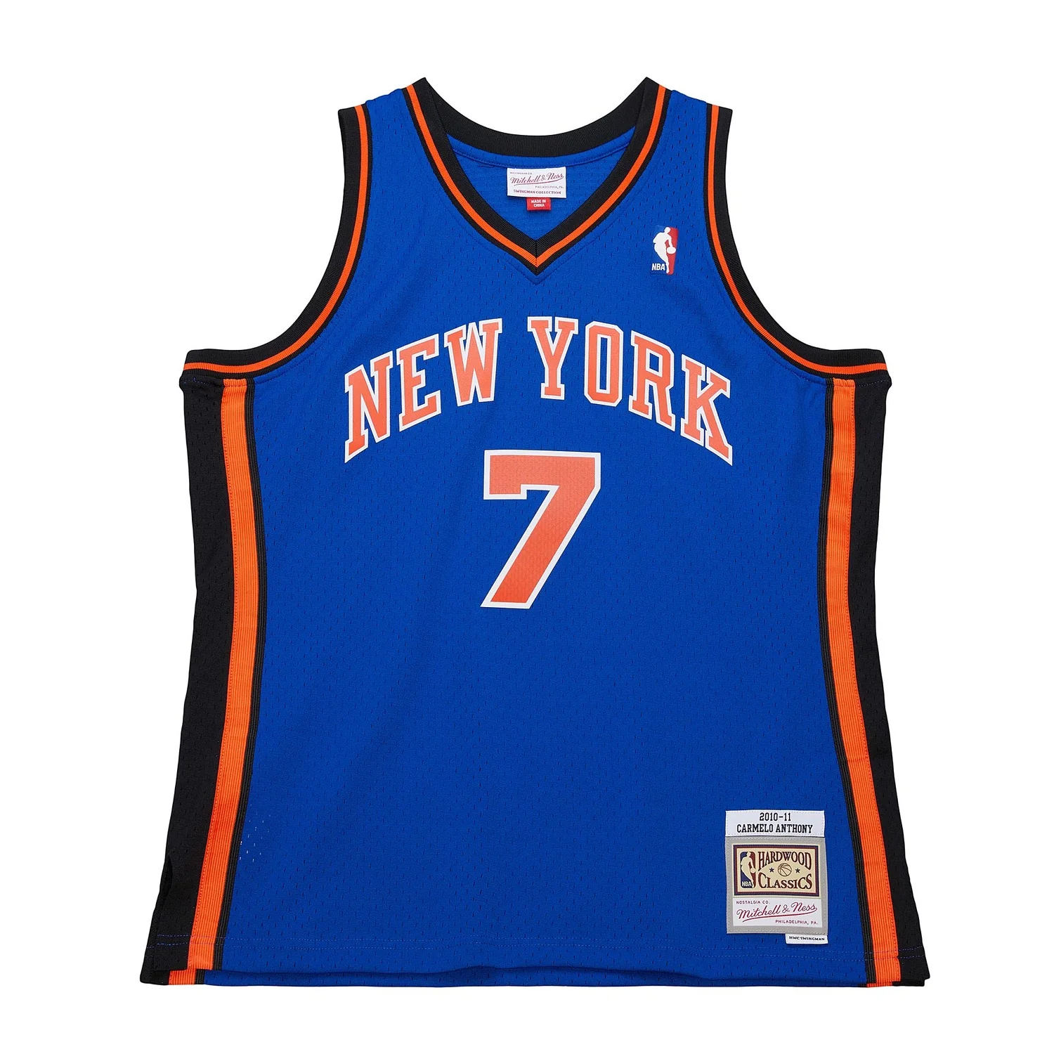 Mitchell & Ness Knicks Carmelo Anthony 2010 Swingman Jersey - Image 2