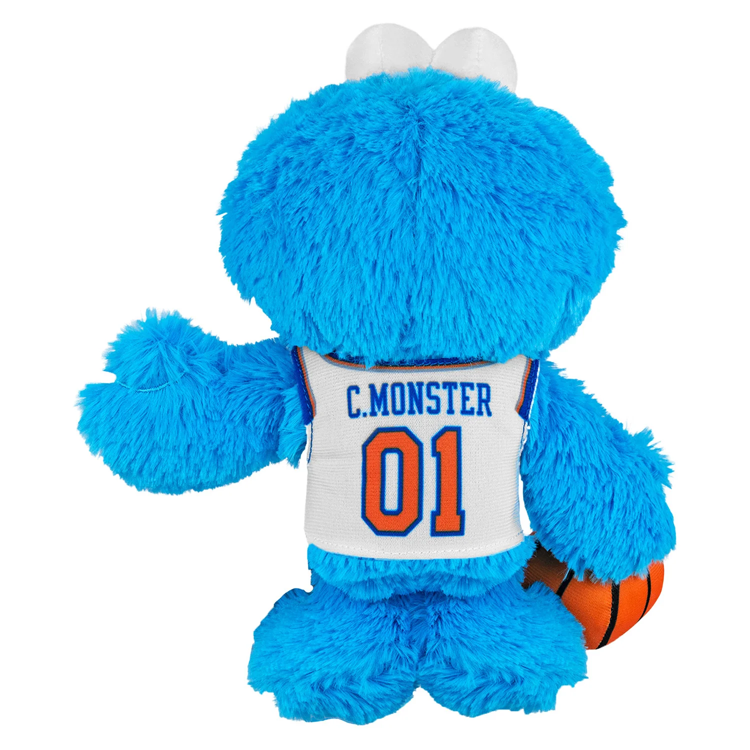 Uncanny Brands Knicks Sesame Street Cookie Monster 8" Kuricha Sitting Plush - Image 2