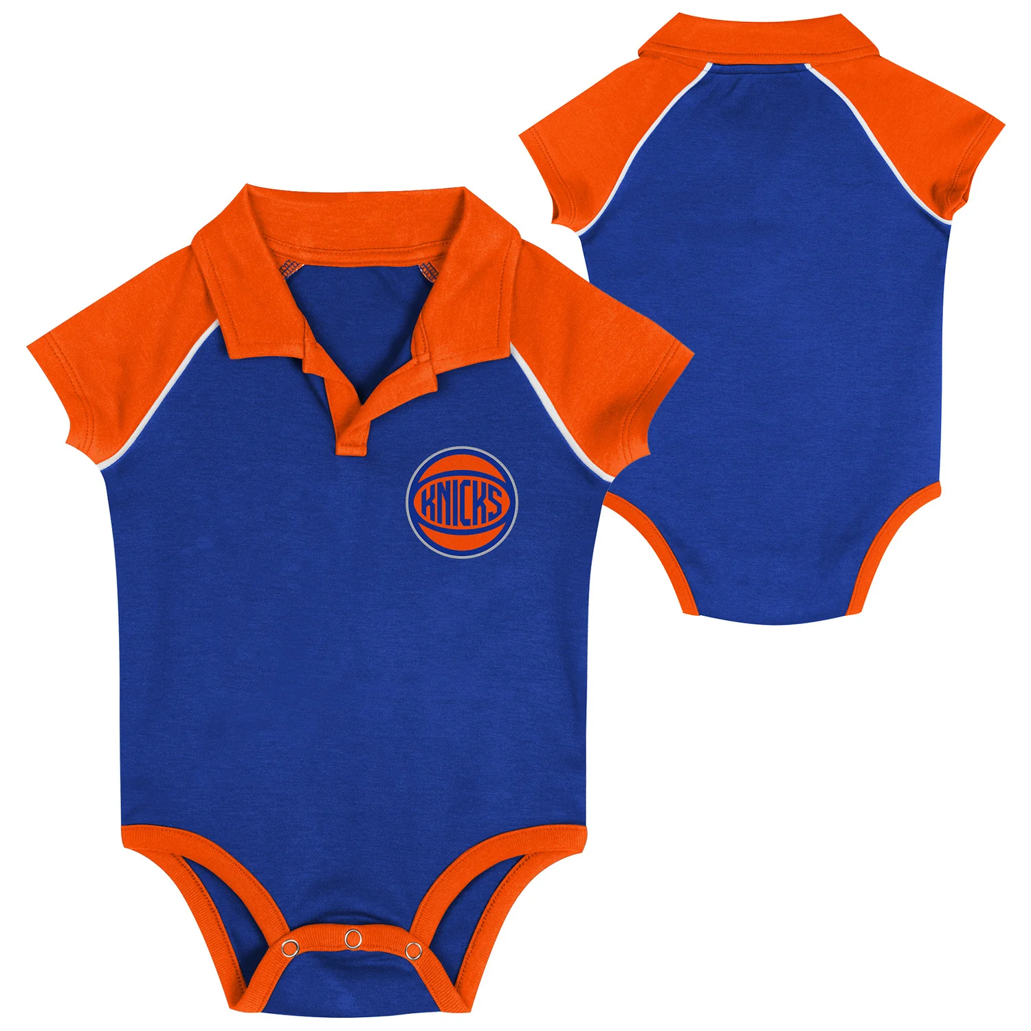 Infant Knicks Johnny Collar Onesie - Image 3