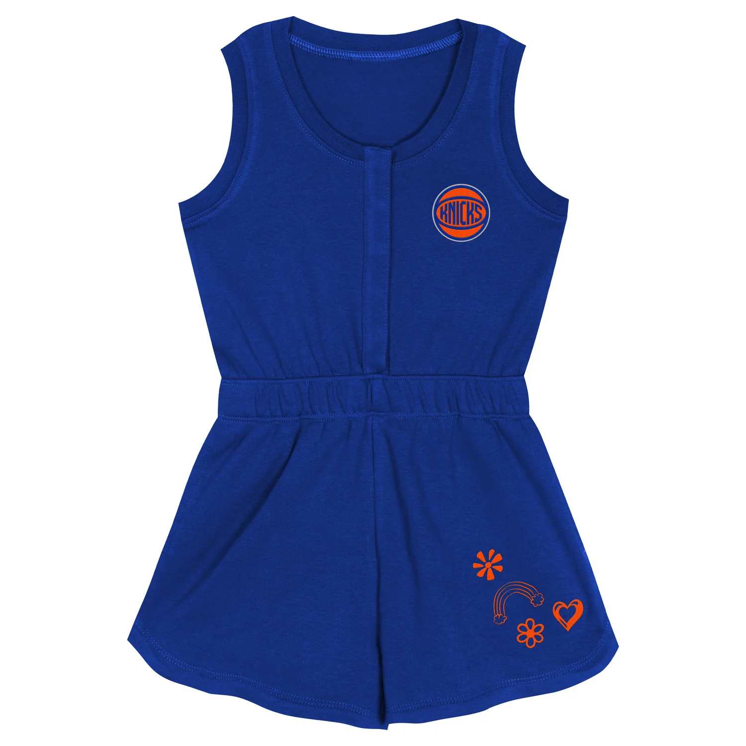 Toddler Knicks Super Girl Front Placket Romper