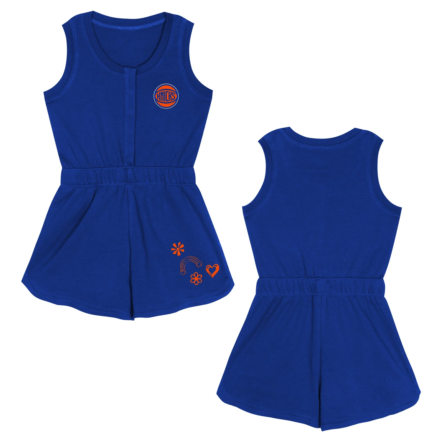 Toddler Knicks Super Girl Front Placket Romper - Image 3