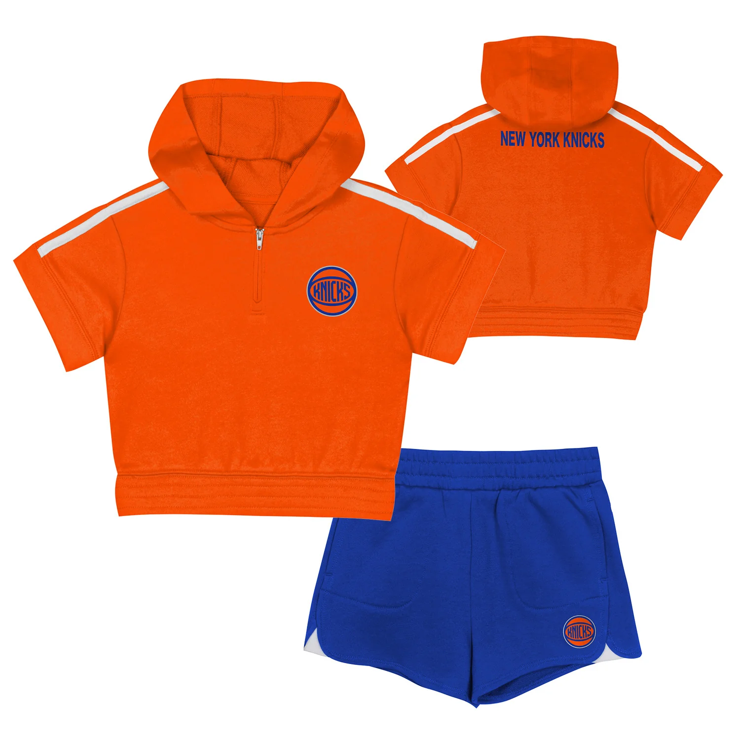 Toddler Knicks Snuggle Bug Hoodie & Short Set