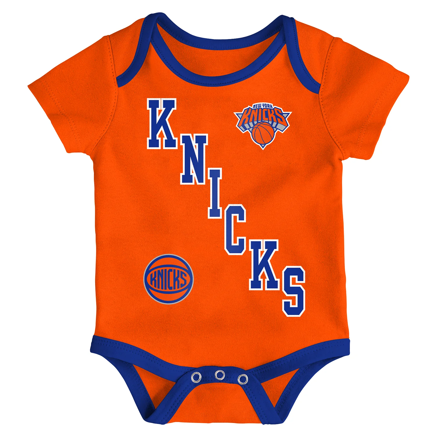 Newborn Knicks Born To Hoop 3 Piece Creeper Set - Image 4