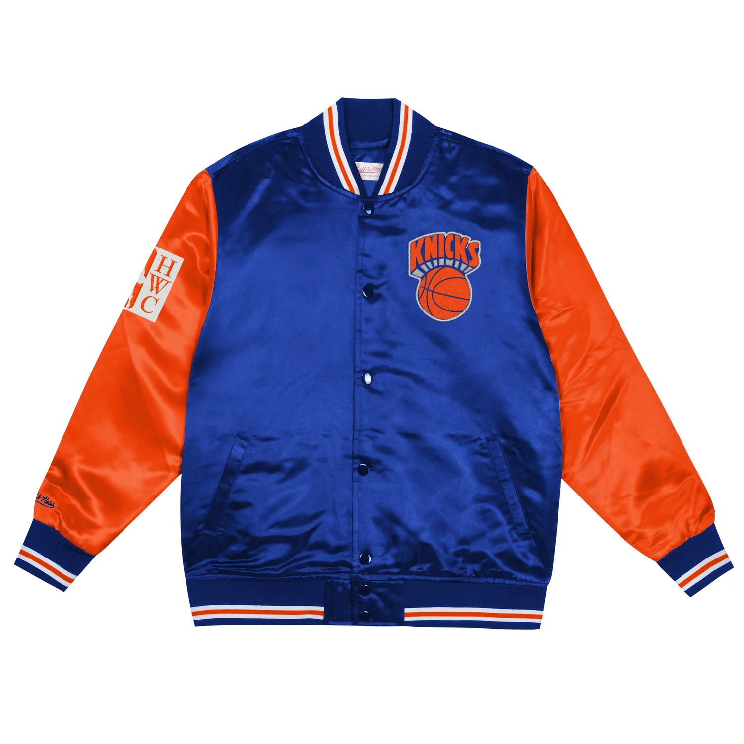 Youth Mitchell & Ness Knicks Primetime Heavyweight Satin Jacket