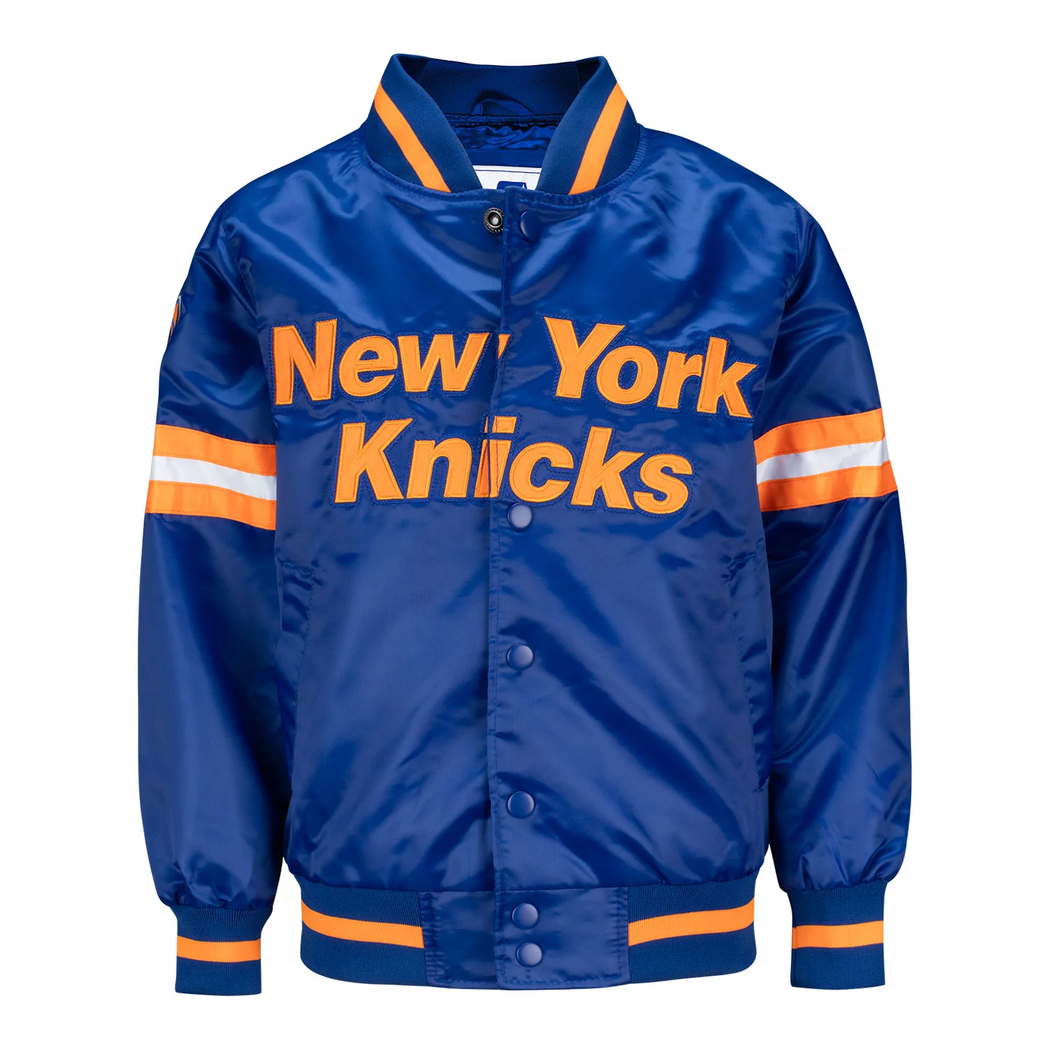 Youth Starter Knicks Scrimmage Varsity Jacket - Image 2