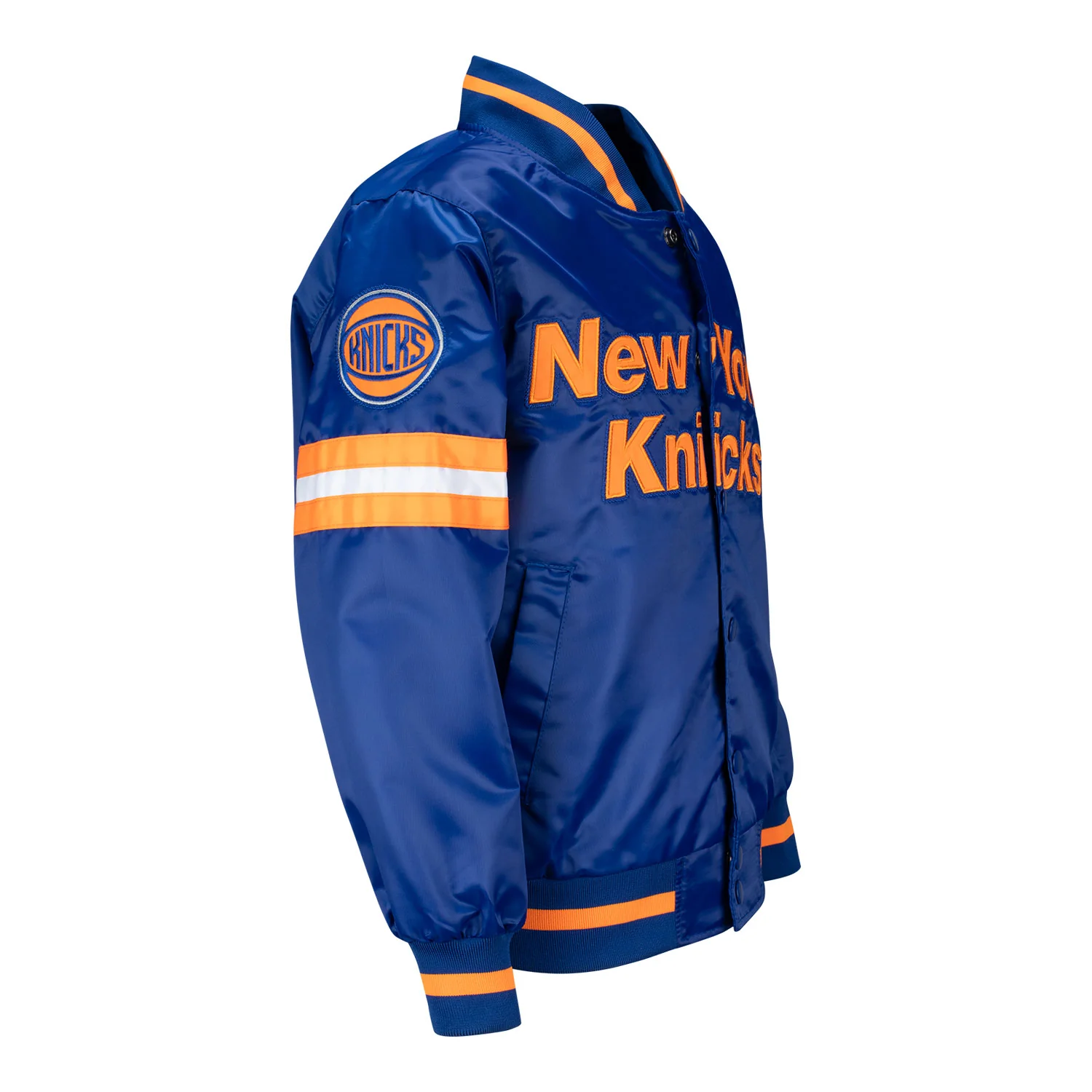 Youth Starter Knicks Scrimmage Varsity Jacket - Image 3