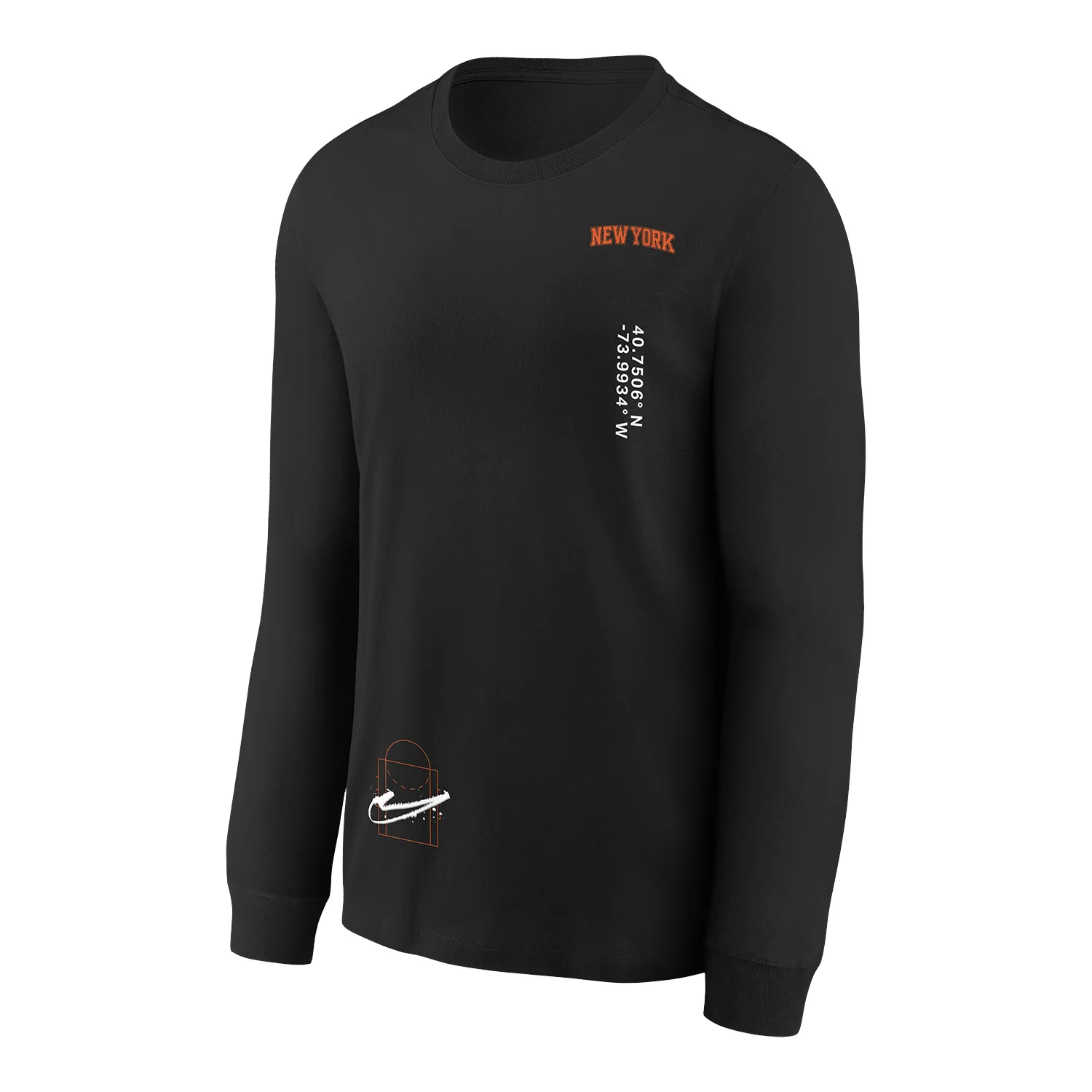 Youth Nike Knicks MAX90 Graphic Longsleeve Tee - Image 3