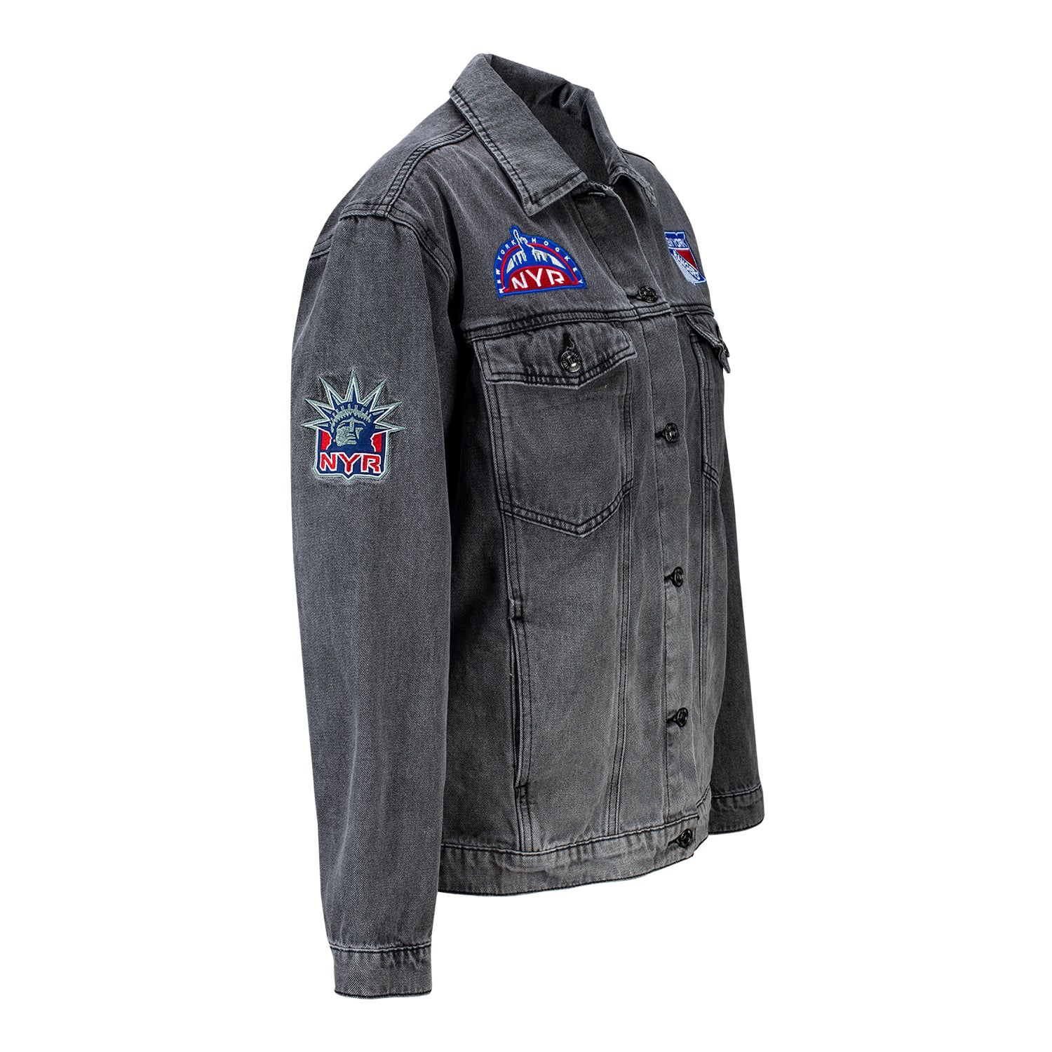 Women's Wild Collective Rangers Ombre Denim Jacket - Image 3