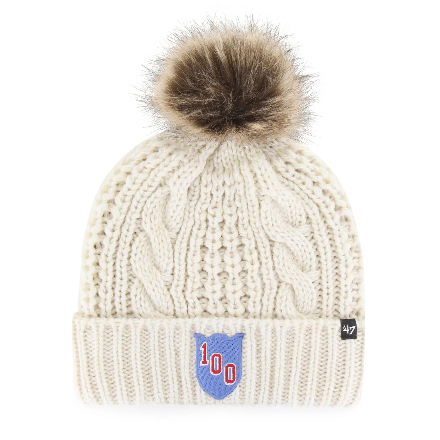 Women's '47 Brand Rangers Centennial Meeko Knit