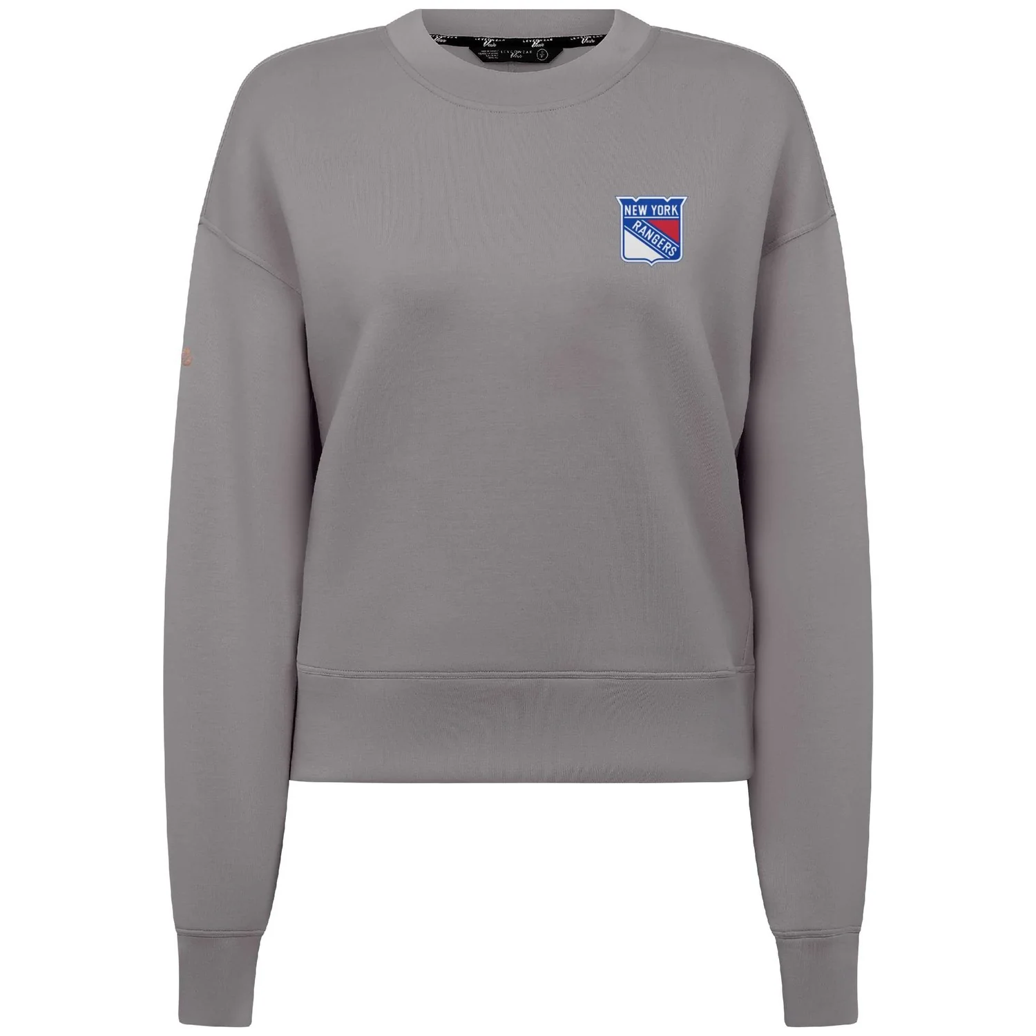 Women's Levelwear Rangers Grey Sponge Crew