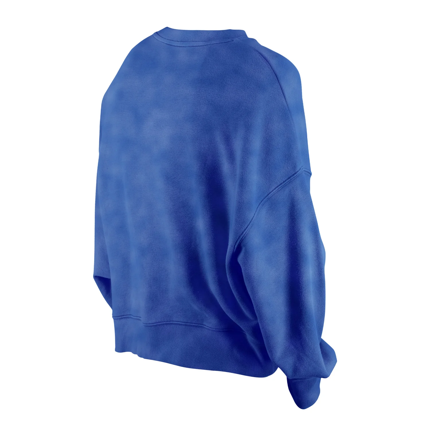 Women's New Era Rangers Throwback Washed Royal Crew - Image 4