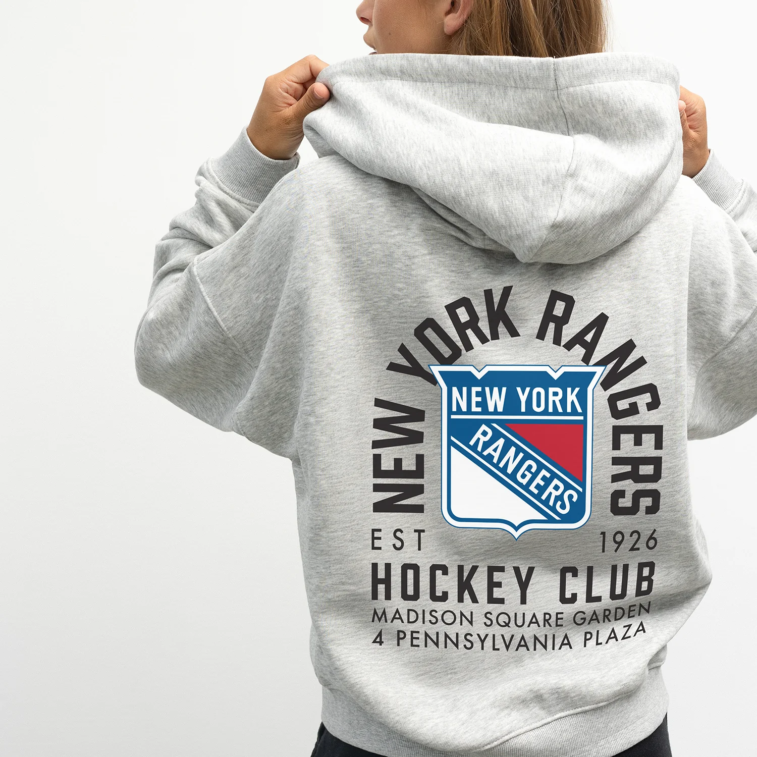 Women's Line Change Rangers Team Zip Up Hoodie - Image 2