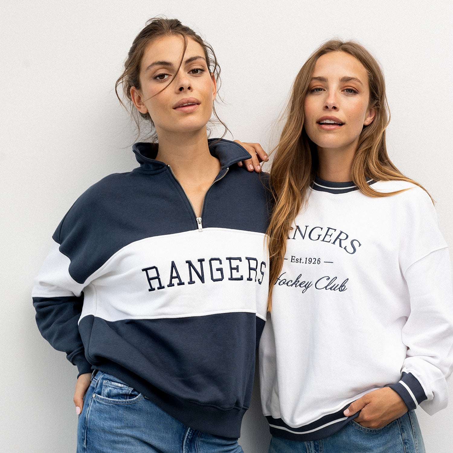 Women's Line Change Rangers Team Quarter Zip Pullover - Image 3