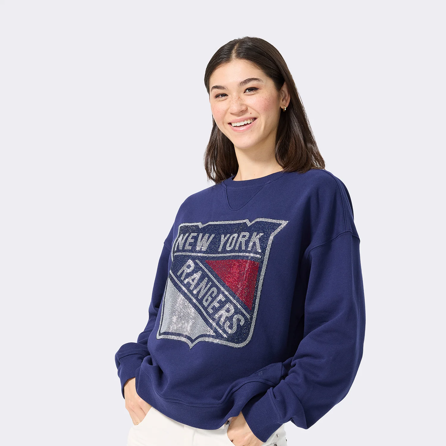 Terez Rangers Gemstone Shield Logo Crew