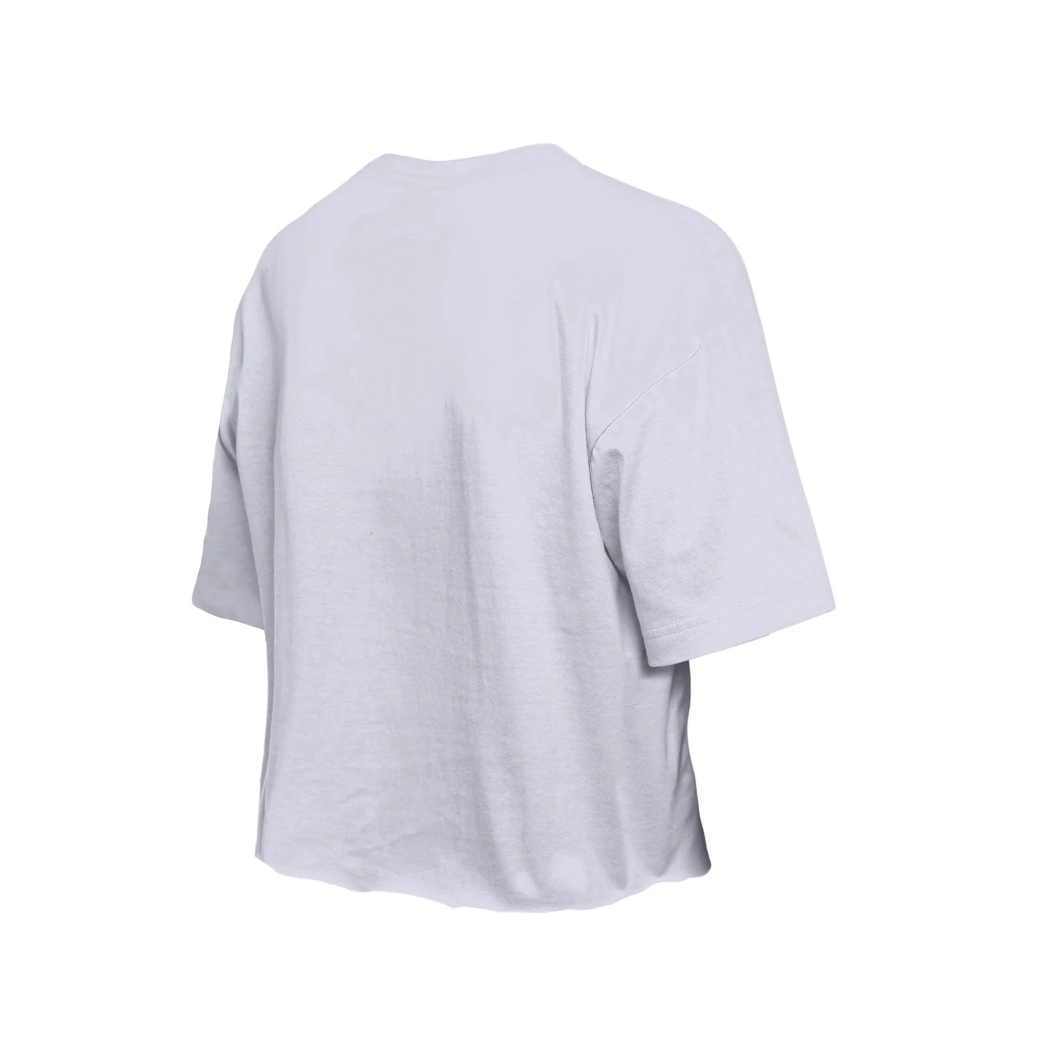 Women's New Era Rangers Throwback Crop White Tee - Image 3