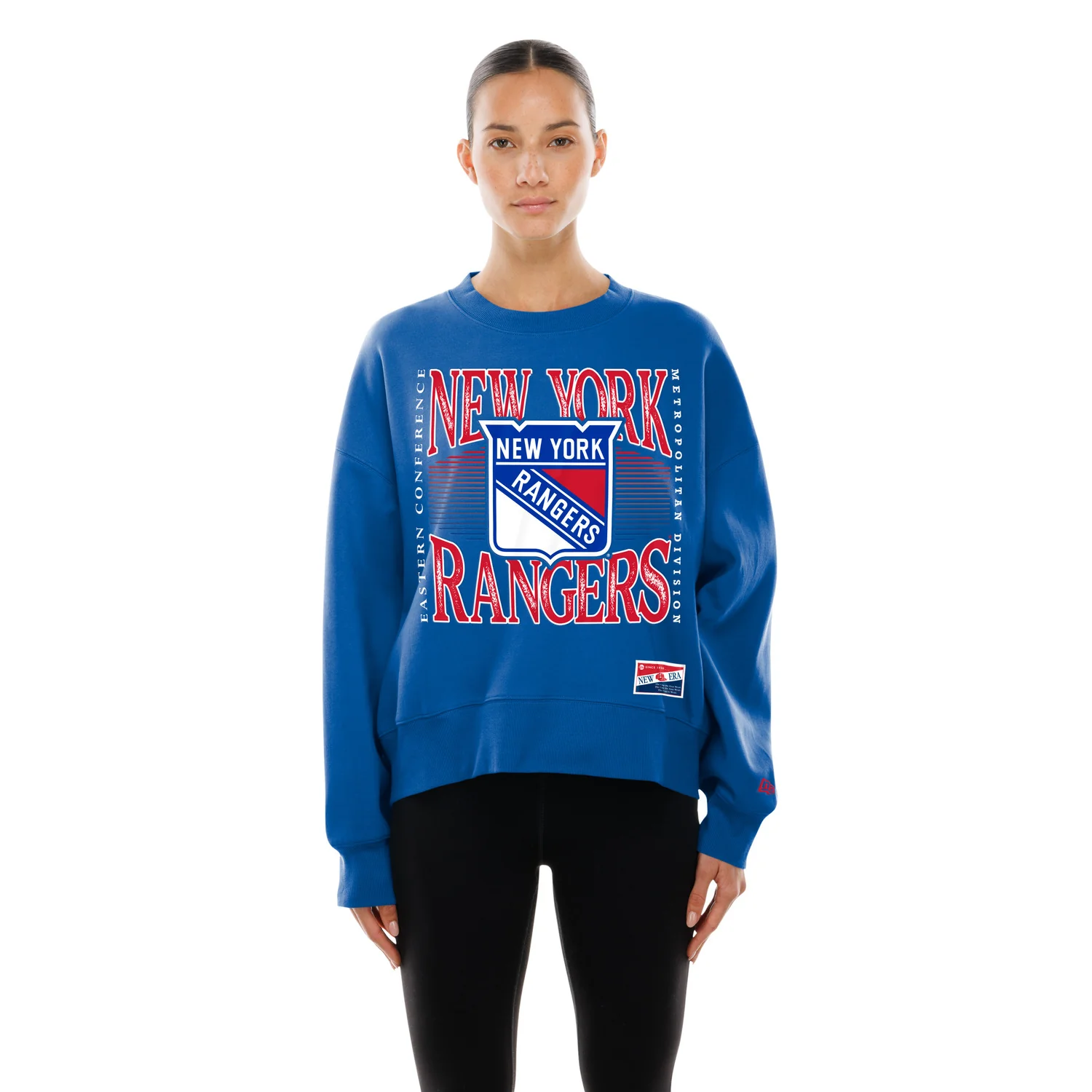 Women's New Era Rangers Leisure Royal Crew - Image 3
