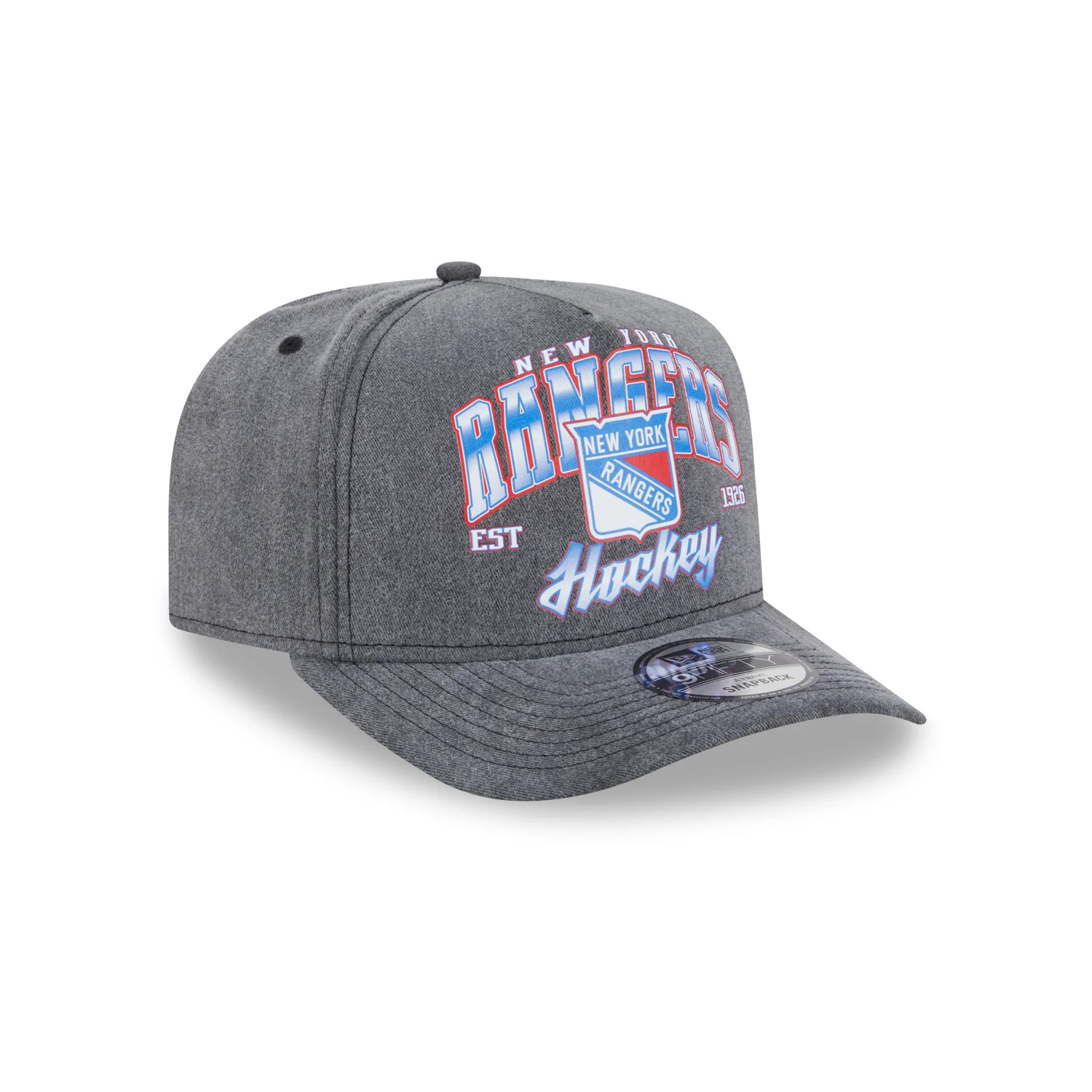 New Era Rangers Throwback Washed 950 A-Frame Snapback - Image 2