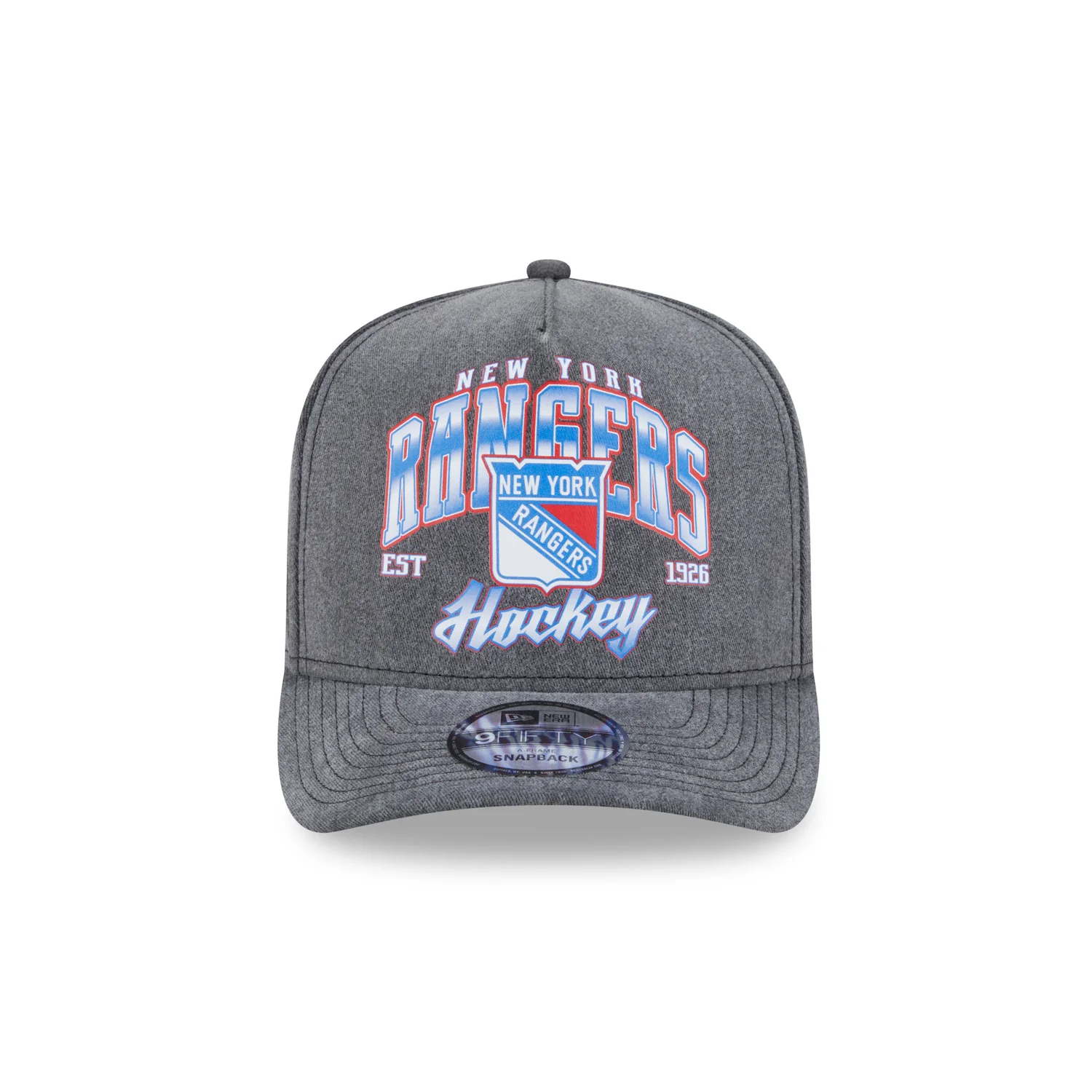 New Era Rangers Throwback Washed 950 A-Frame Snapback - Image 4