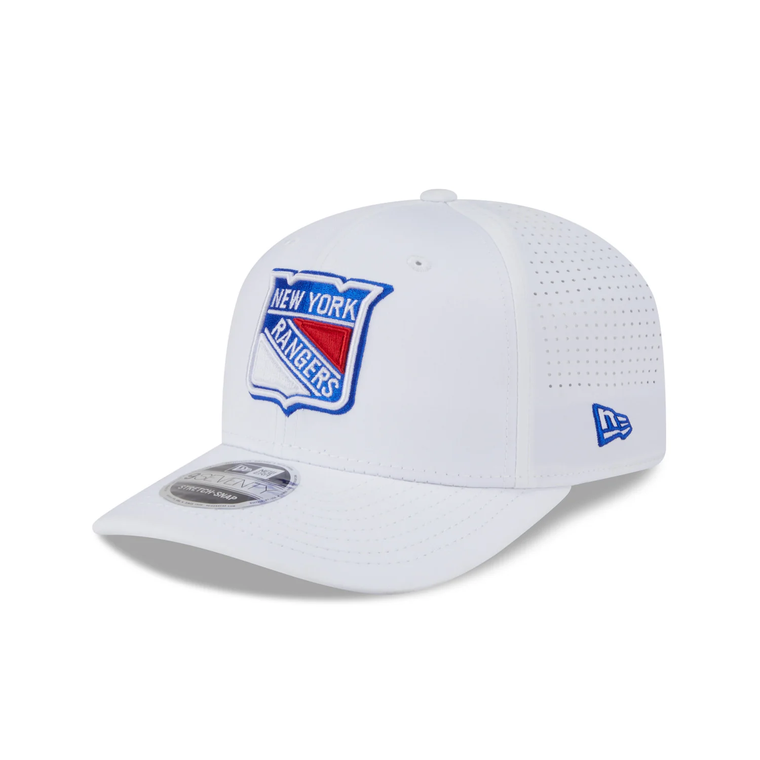 New Era Rangers White Performance 970 Stretch Snapback