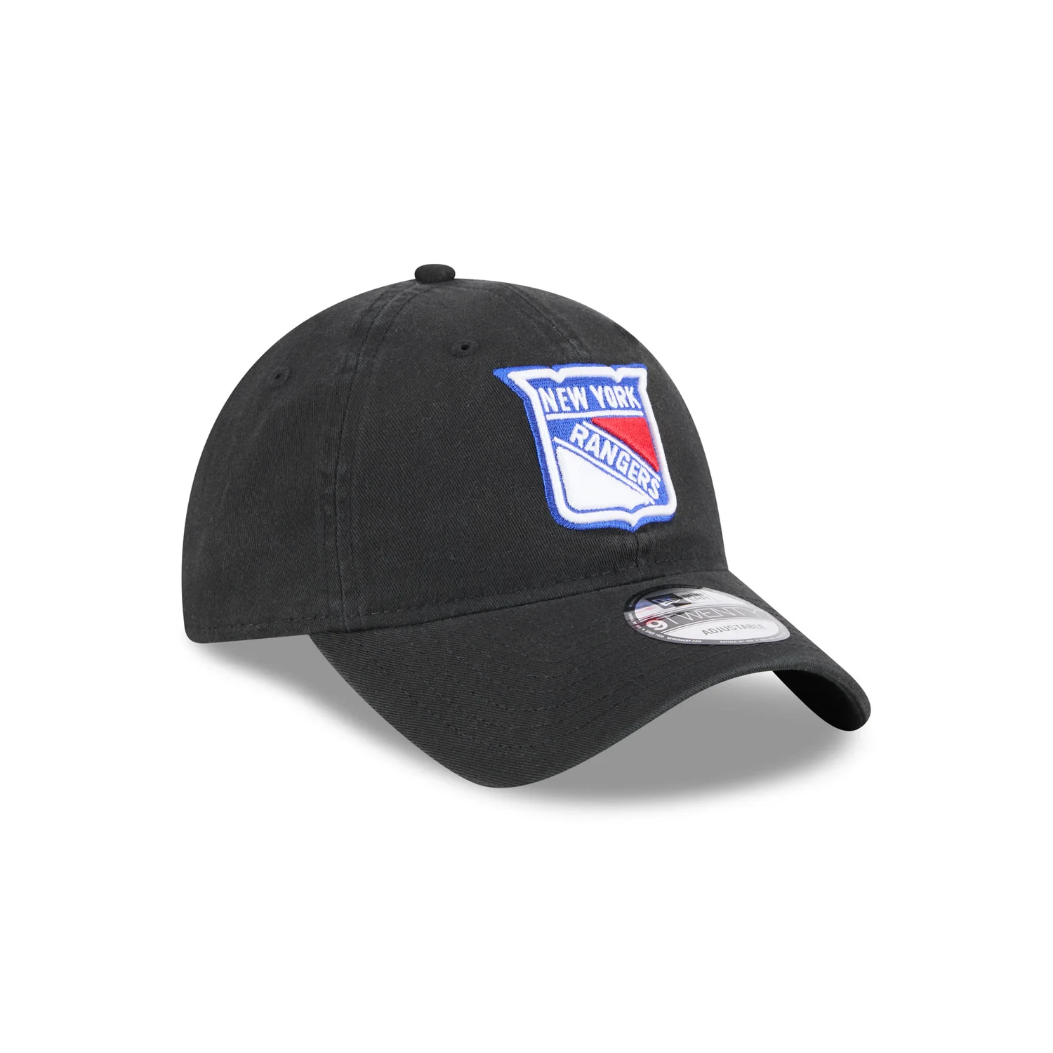 New Era Rangers Black Primary Logo 920 Adjustable Hat - Image 2