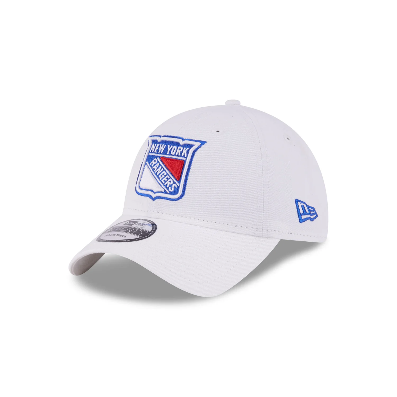 New Era Rangers White Primary Logo 920 Adjustable Hat
