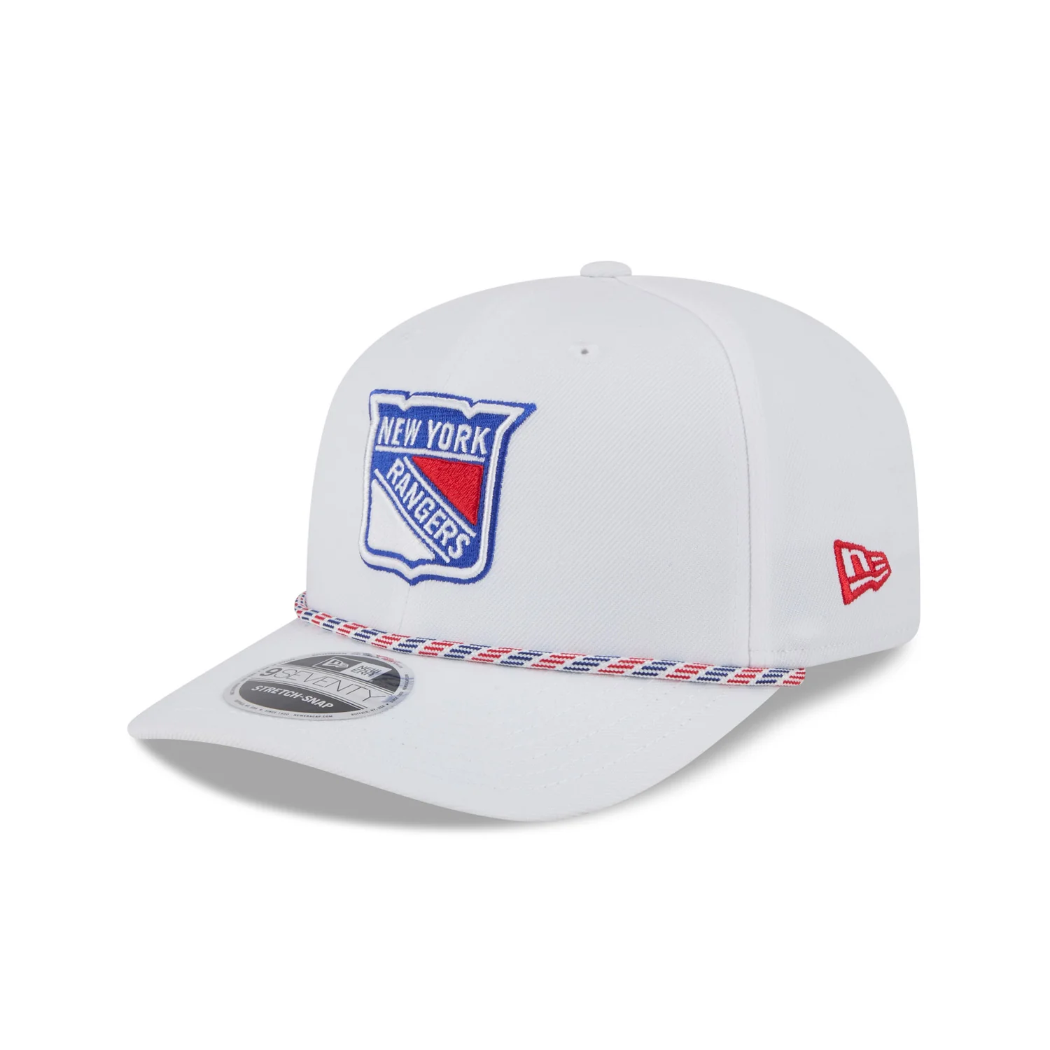 New Era Rangers White Multi Rope 970 Stretch Snapback