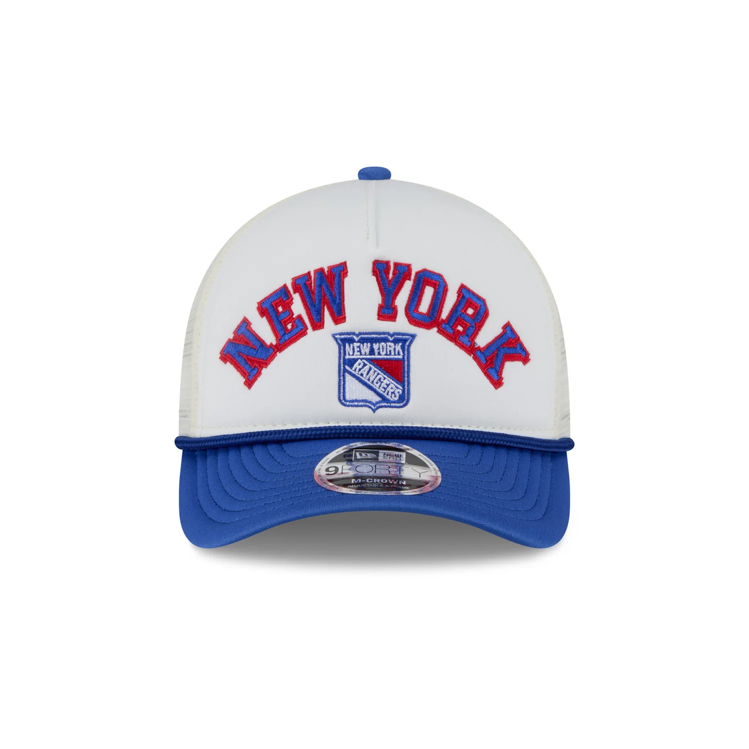 New Era Rangers Chrome 940 Modern Crown A-Frame Trucker - Image 3