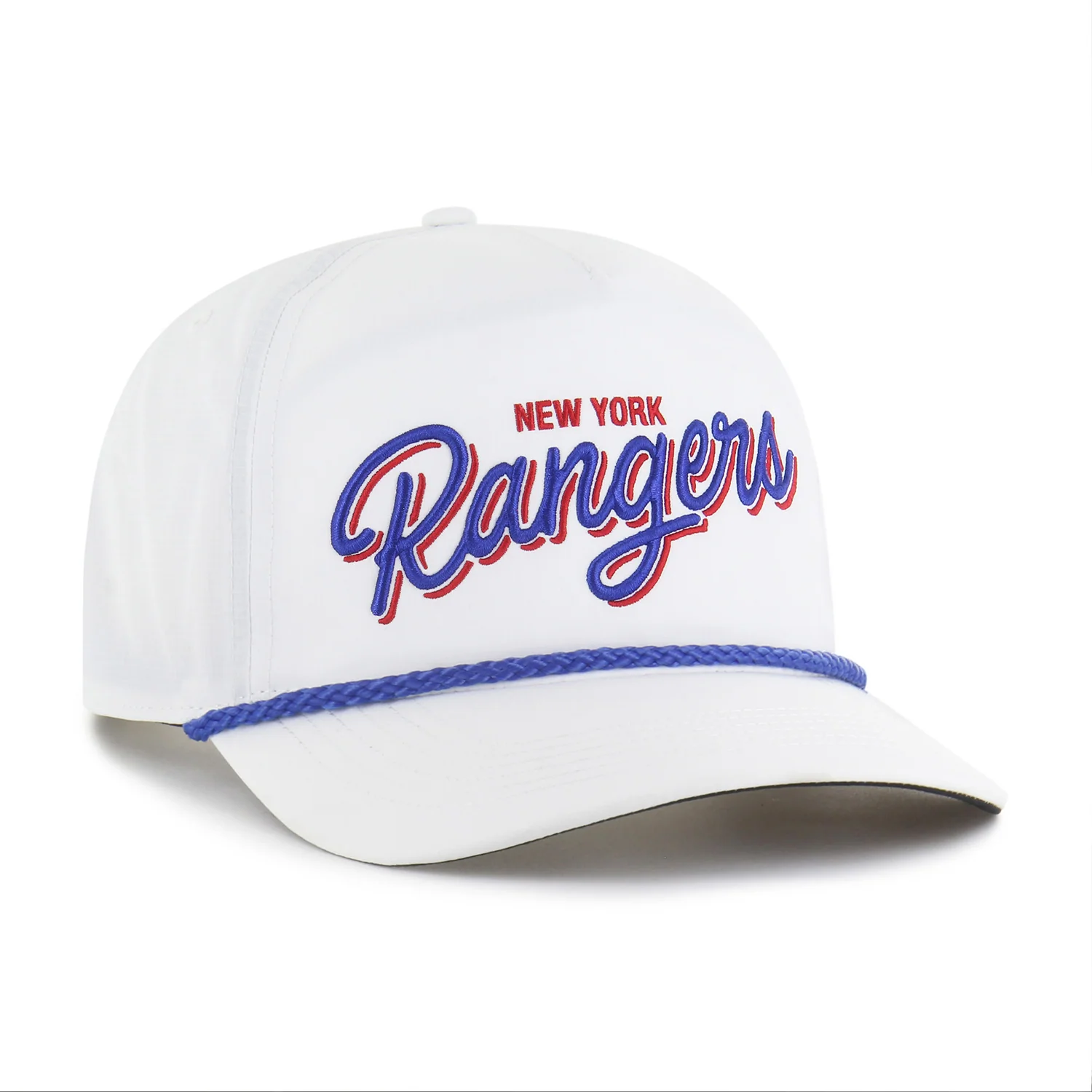 '47 Brand Rangers White BRRR Fairway Hitch Snapback - Image 2
