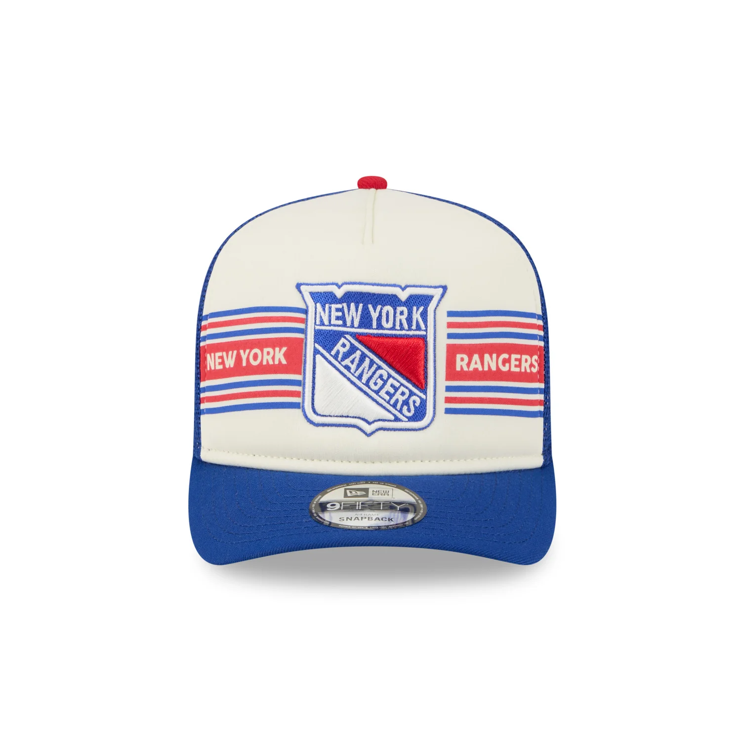New Era Rangers Banner 950 A Frame Snapback Chrome/Royal - Image 3
