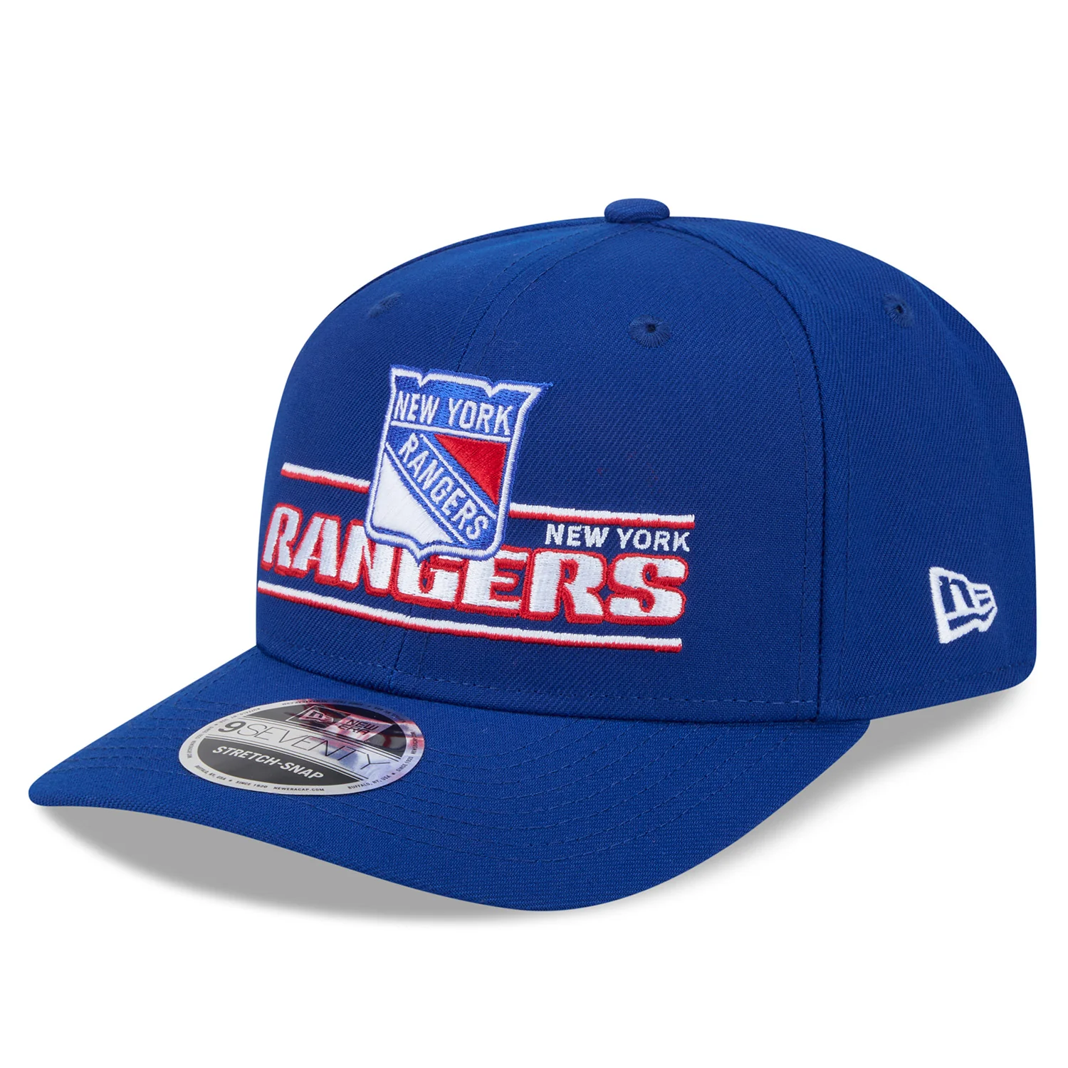 New Era Rangers Stated 970 Stretch Snapback Royal - Image 2