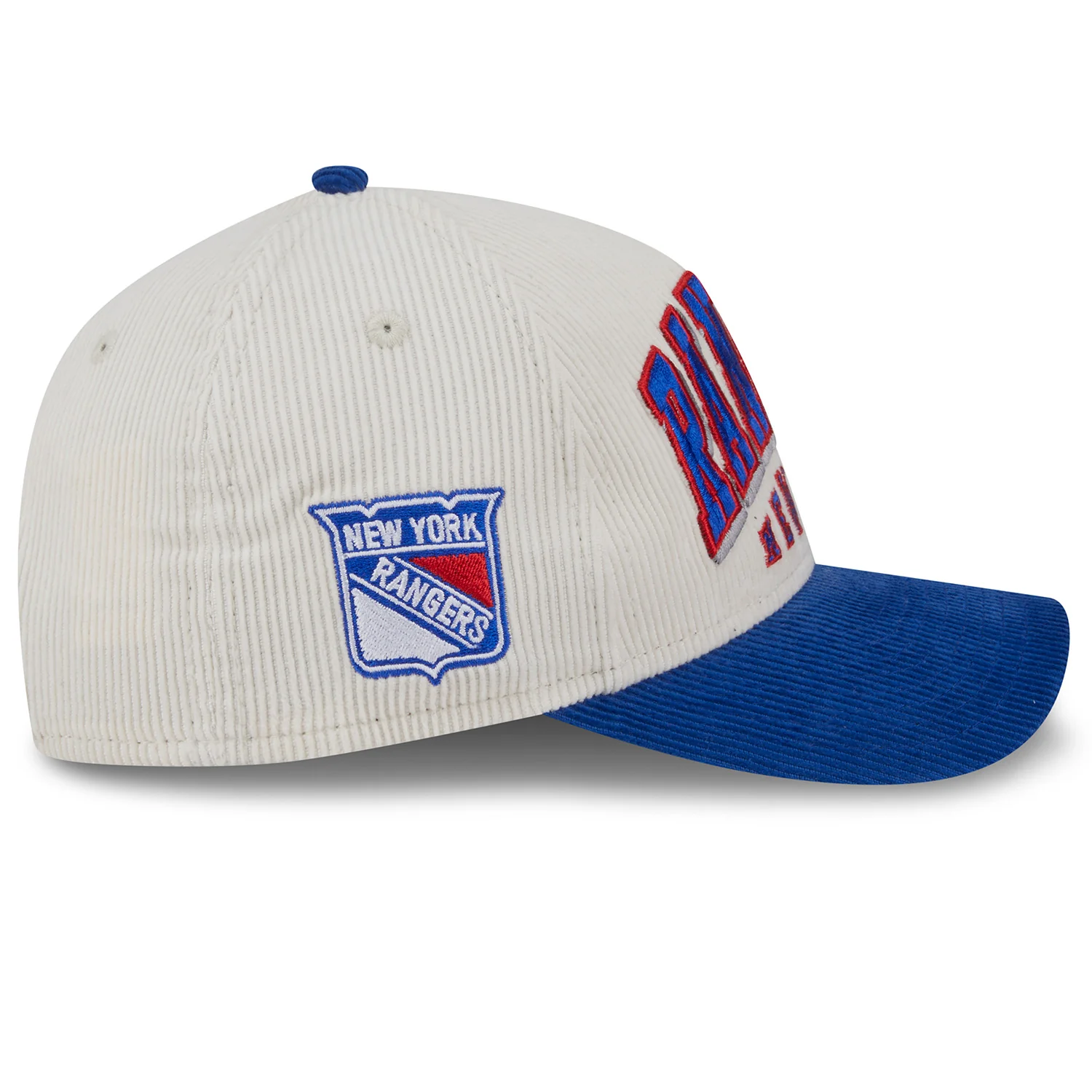 New Era Rangers 2Tone Sided 940 M-Crown A Frame Snapback Chrome/Royal - Image 6