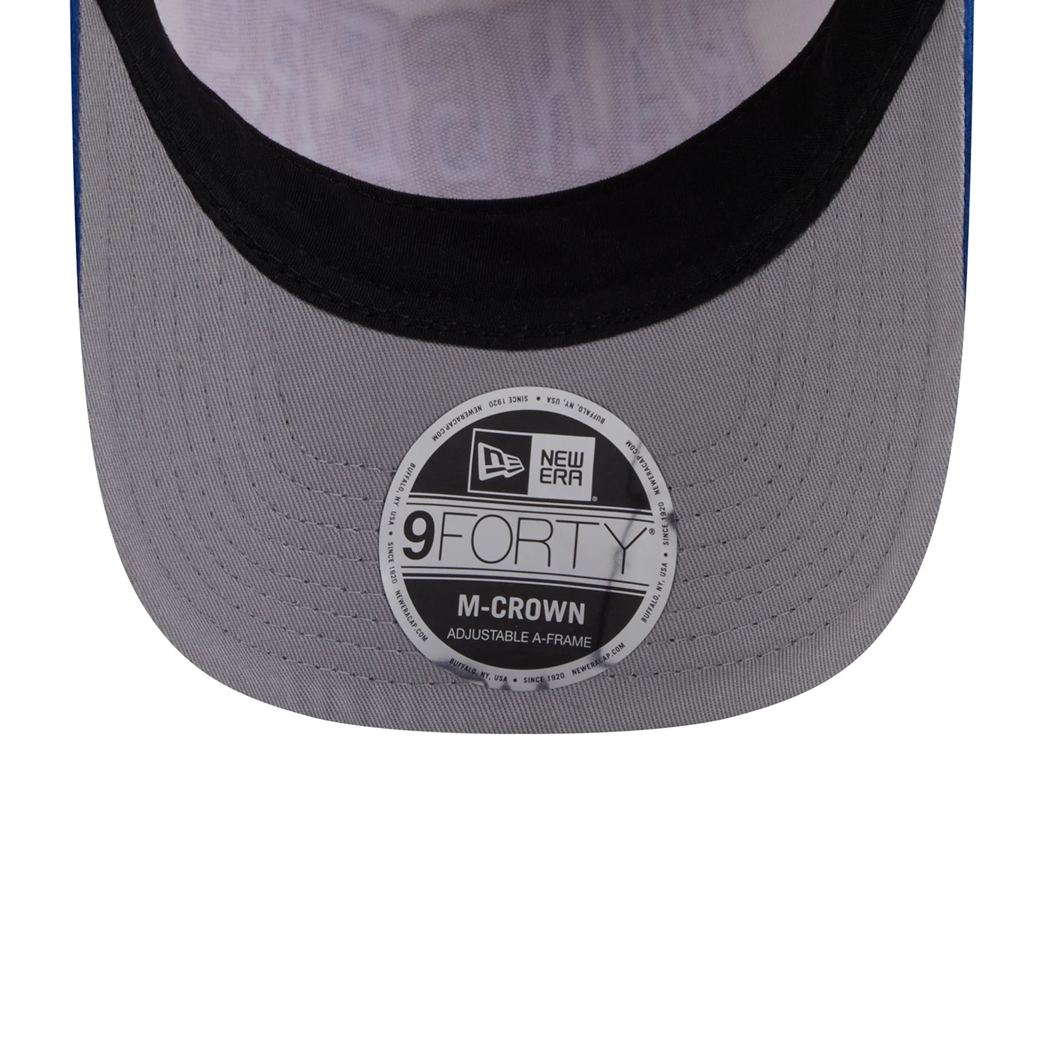 New Era Rangers 2Tone Sided 940 M-Crown A Frame Snapback Chrome/Royal - Image 7