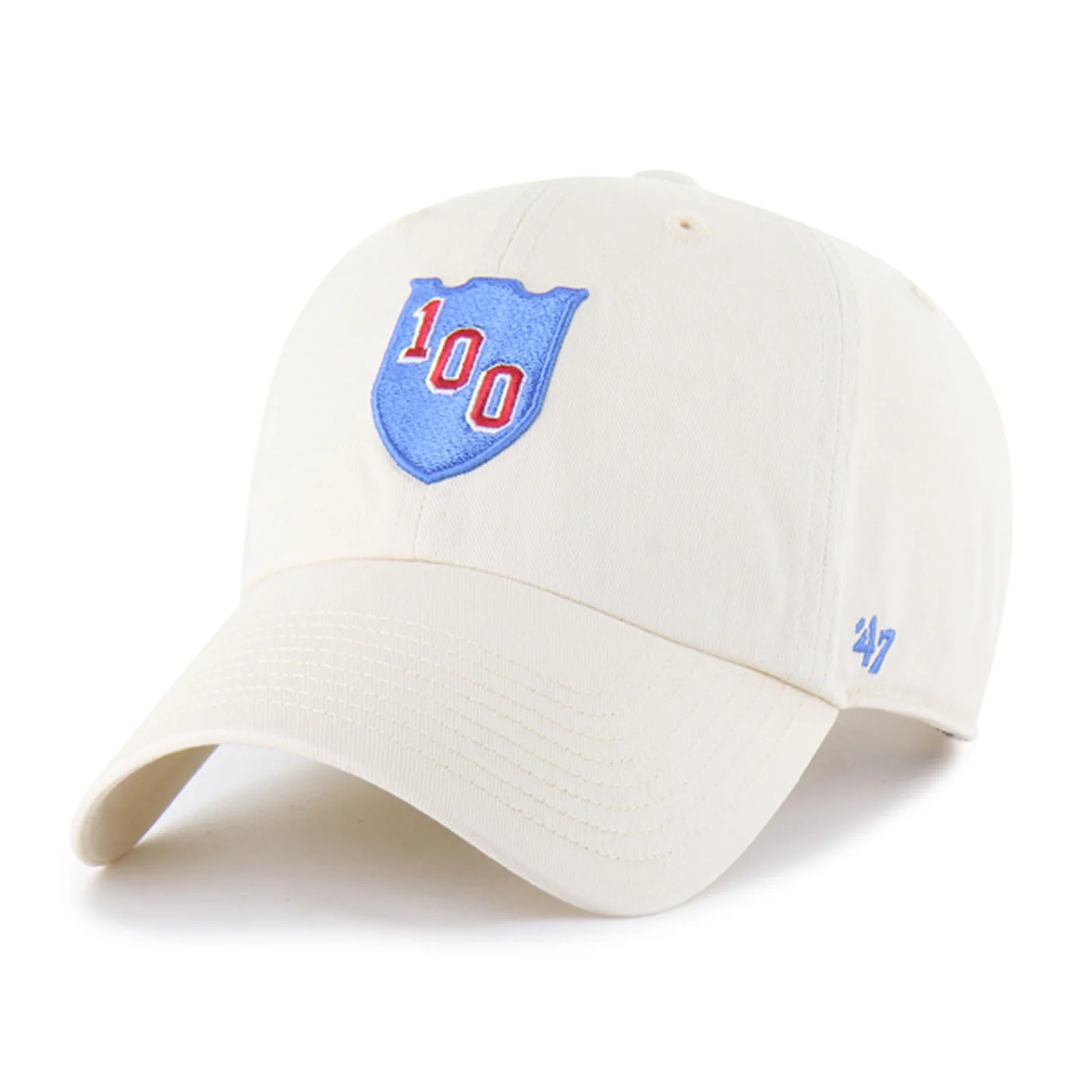 '47 Brand Rangers Centennial 100 Logo Cream Clean Up - Image 2