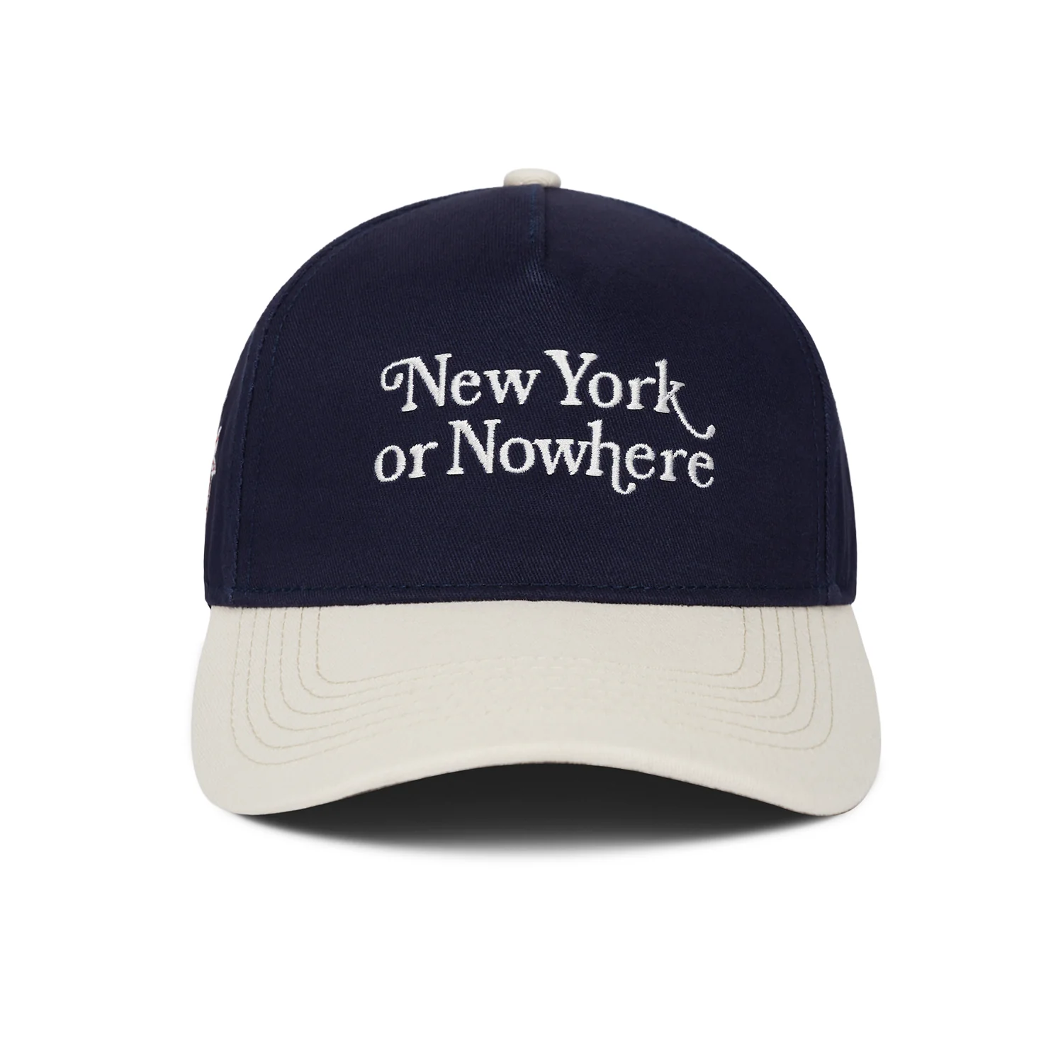 NYON x Rangers Navy/White Motto Snapback - Image 3