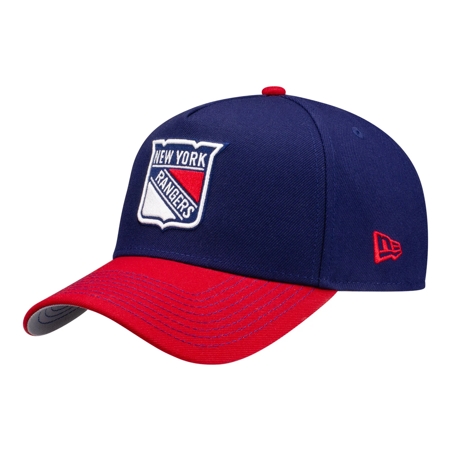 New Era Rangers Primary Logo Two-Tone Navy/Red 940 A-Frame Snapback - Image 2