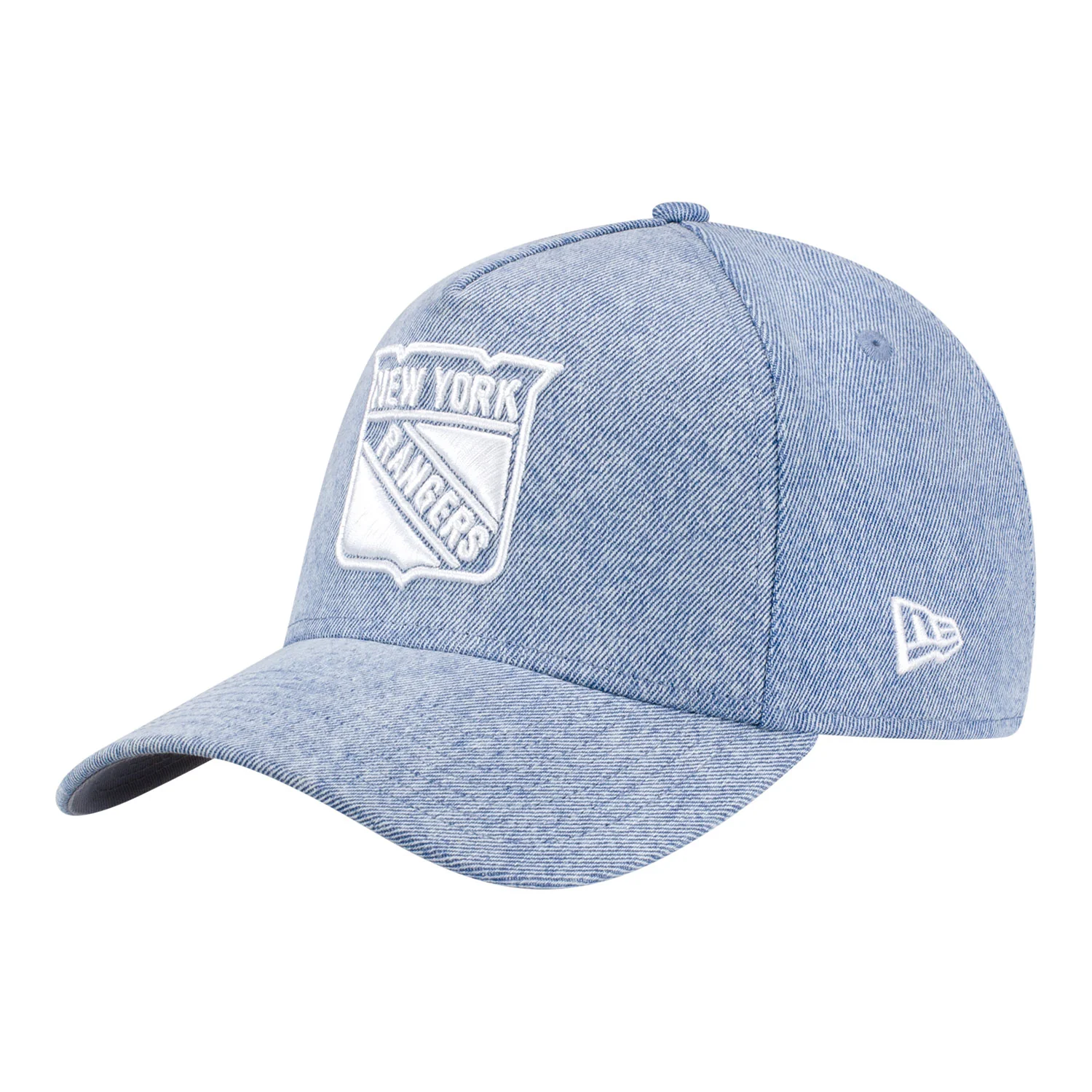 New Era Rangers Exclusive Denim 940 A-Frame Snapback Hat