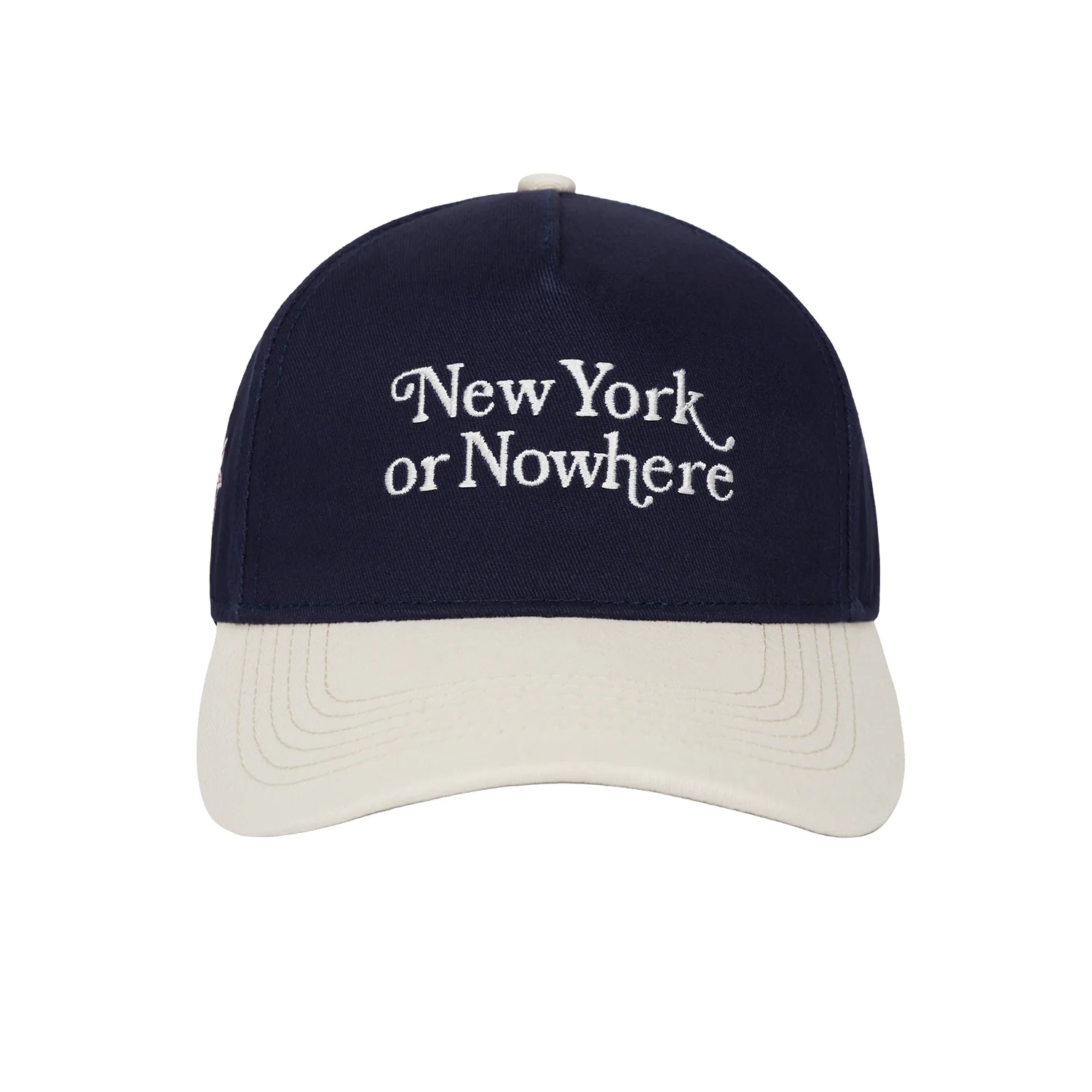 NYON x Rangers Navy Motto Snapback - Image 3