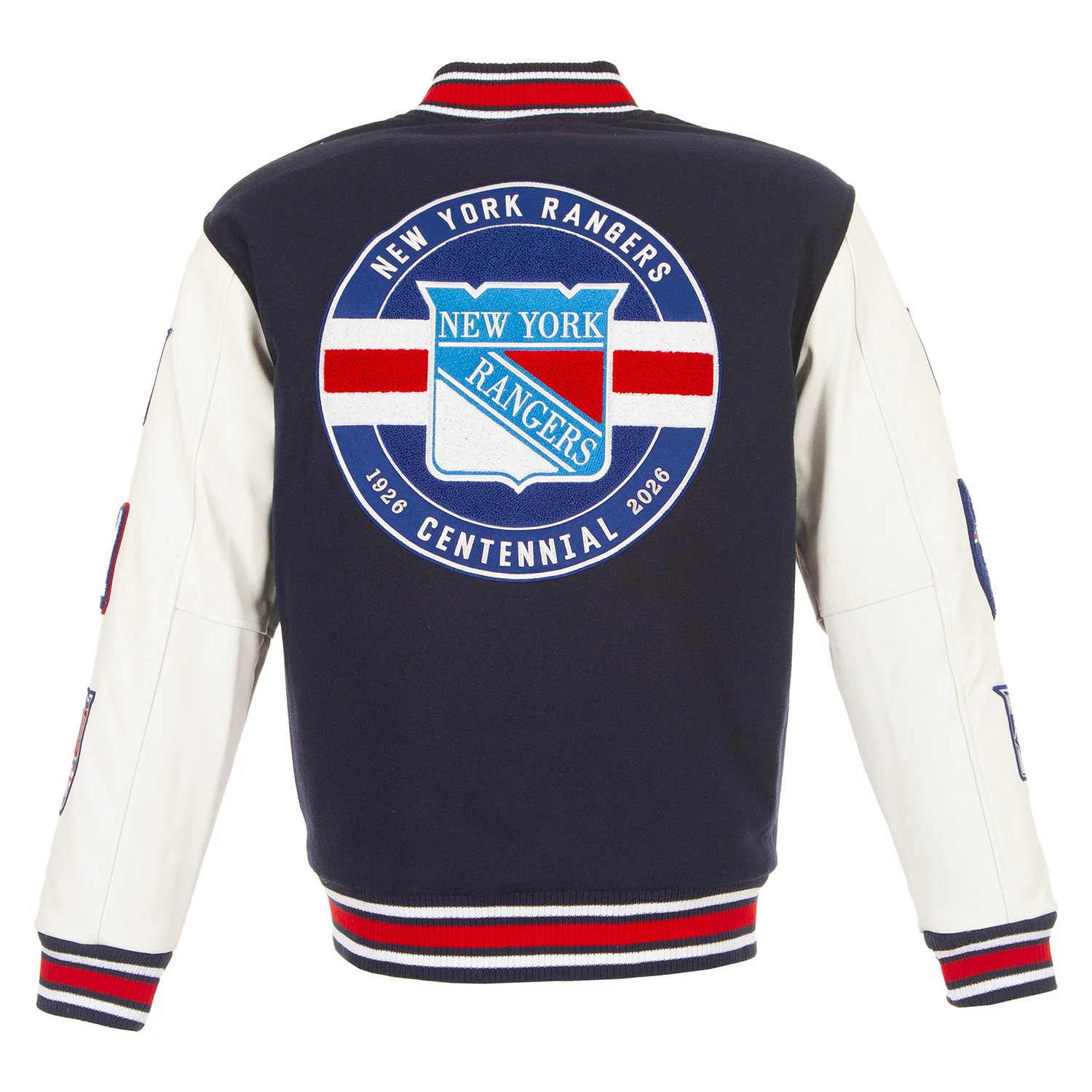 JH Design Rangers Centennial Wool Varsity Jacket - Image 2