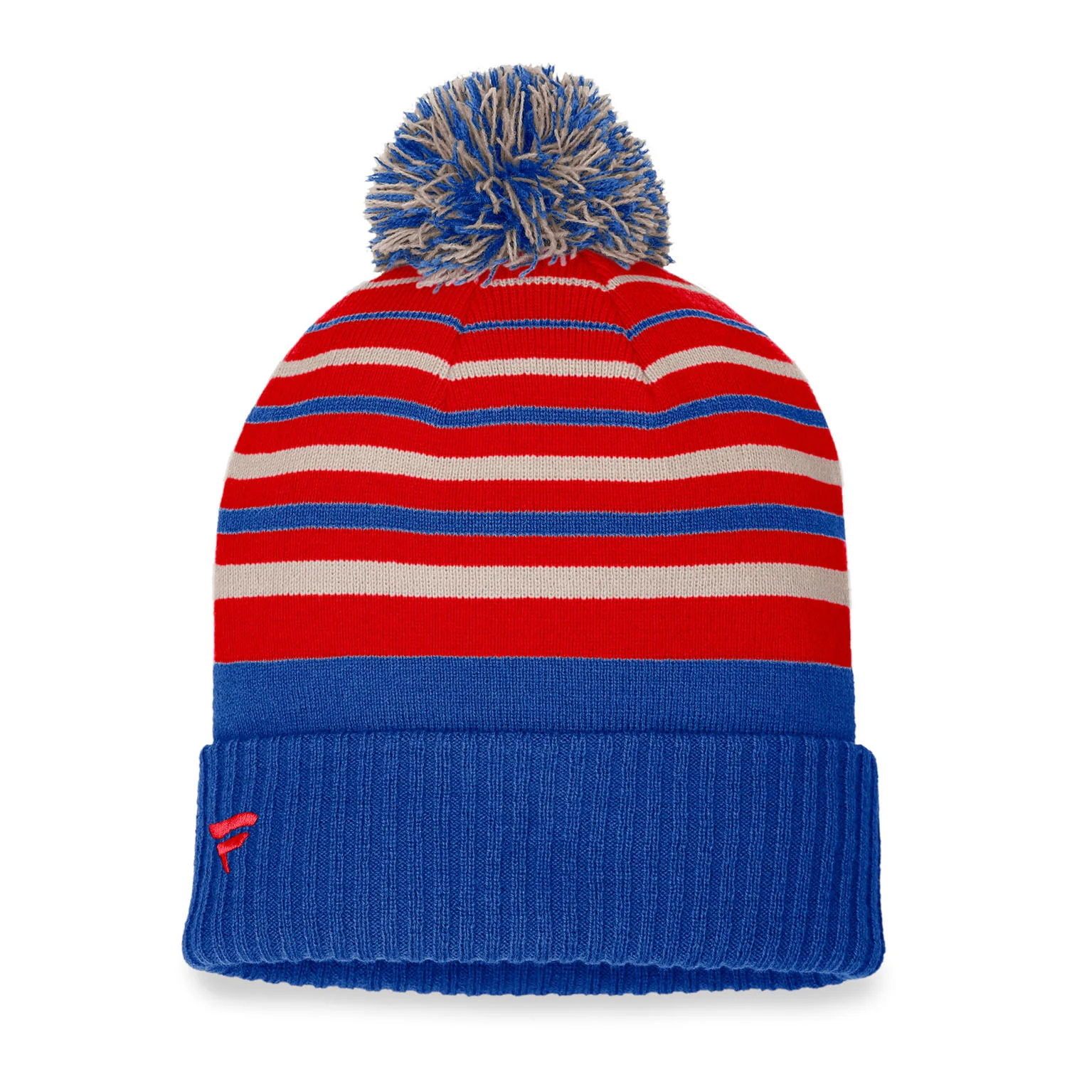 Fanatics Rangers True Classic Pom Knit Hat - Image 2