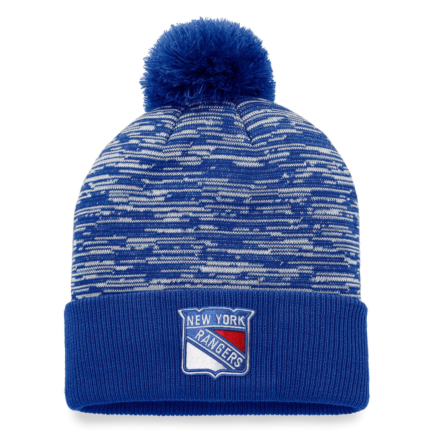 Fanatics Rangers Defender Pom Knit Hat