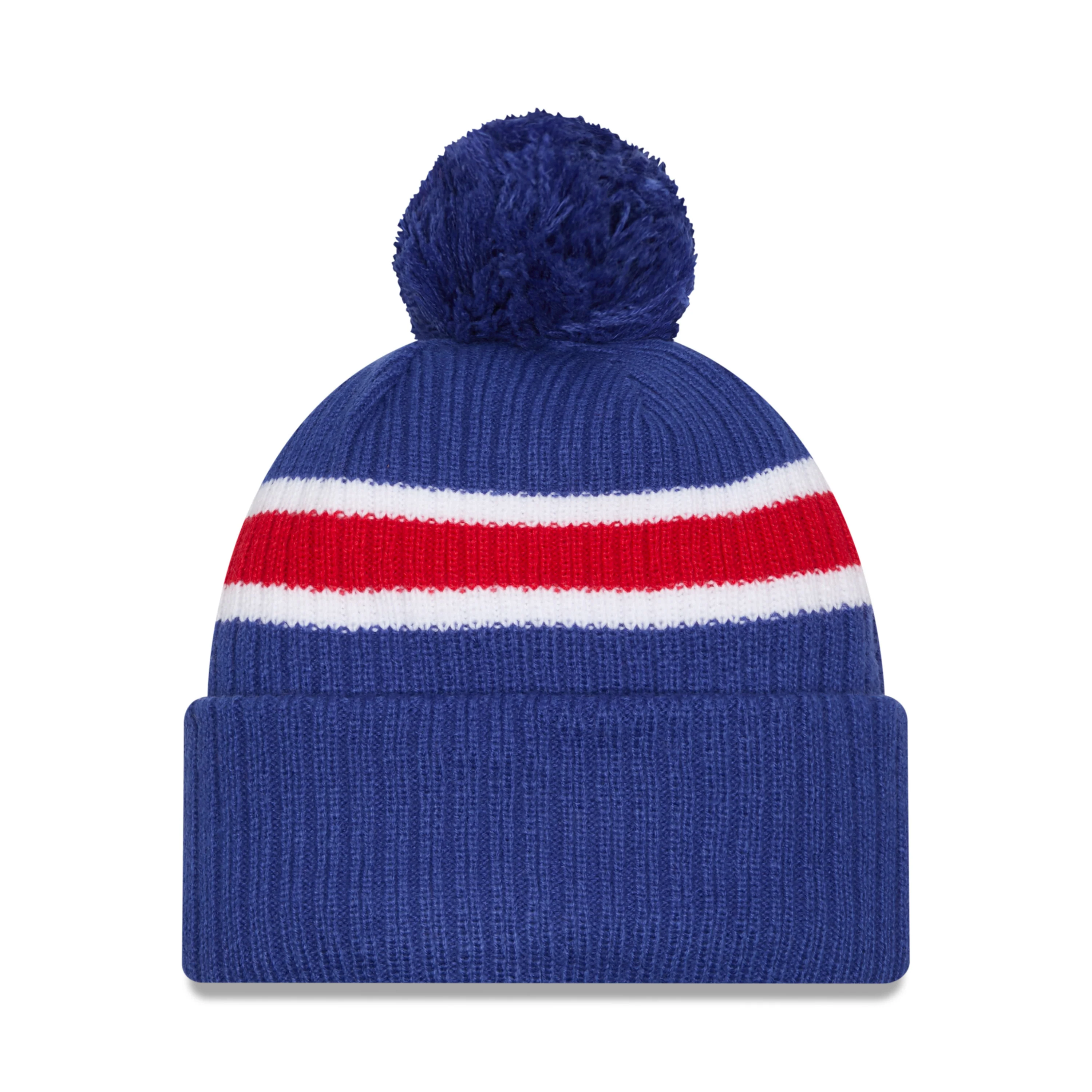 New Era Rangers Banded Royal Knit Pom - Image 2