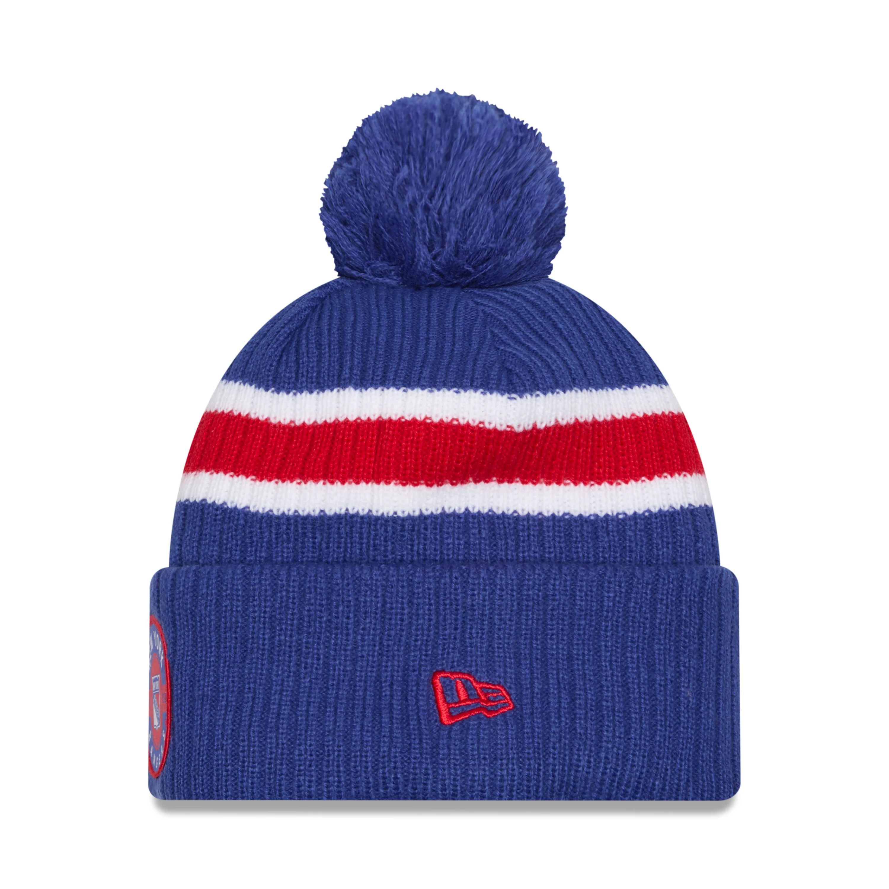 New Era Rangers Banded Royal Knit Pom - Image 3